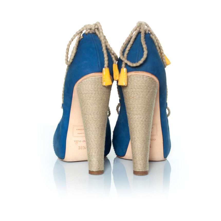 Dsquared2 Dsquared2, Blue suede candy pump Size US 7.5 / IT 37.5 - 6 Thumbnail