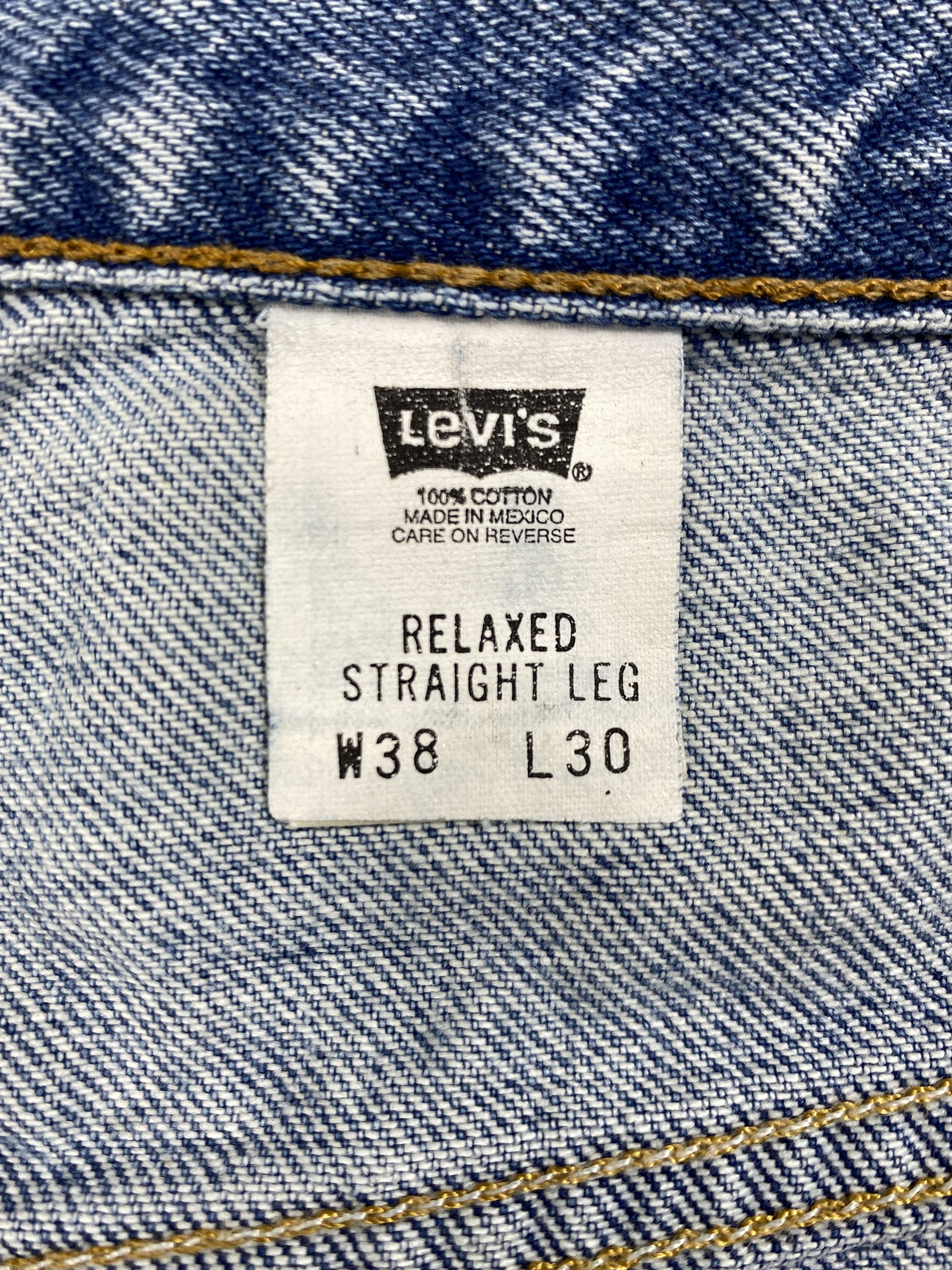 Levi's Light Wash Vintage Levi's 550 Relaxed Denim 36 x 30 JN640 Size US 36 / EU 52 - 9 Thumbnail