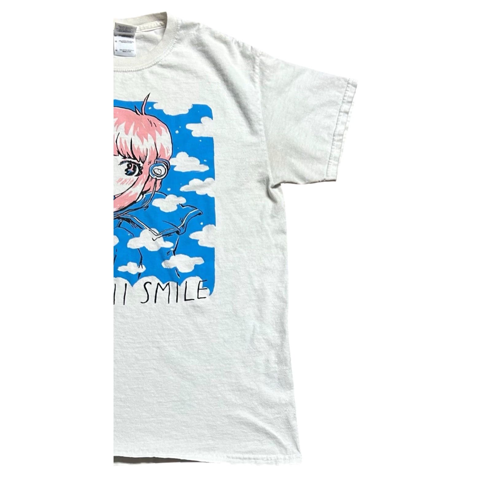 Vintage Mizucat Bishoujo Anime T-Shirt White Short Sleeve Tee Men's Medium Vintage Y2K Shirt Size US M / EU 48-50 / 2 - 3 Thumbnail