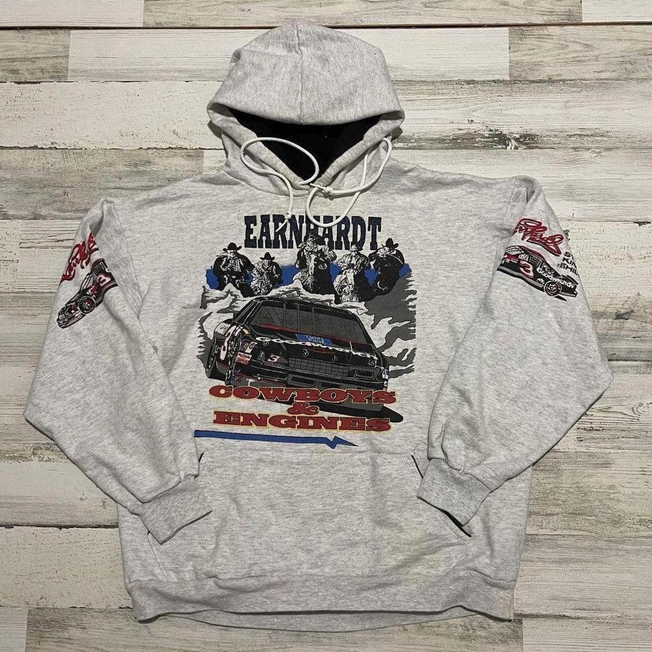 NASCAR Vintage NASCAR Dale Earnhardt Racing Double Sided Hoodie S Size US S / EU 44-46 / 1 - 1 Thumbnail