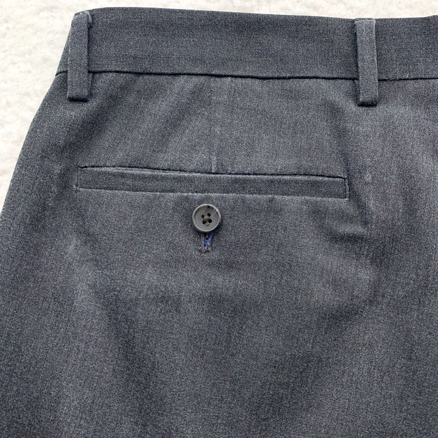Banana Republic Banana Republic Gray Dress Pants Mens 34x31 Non Iron Slim Fit Trousers Office Preppy Size US 34 / EU 50 - 4 Thumbnail