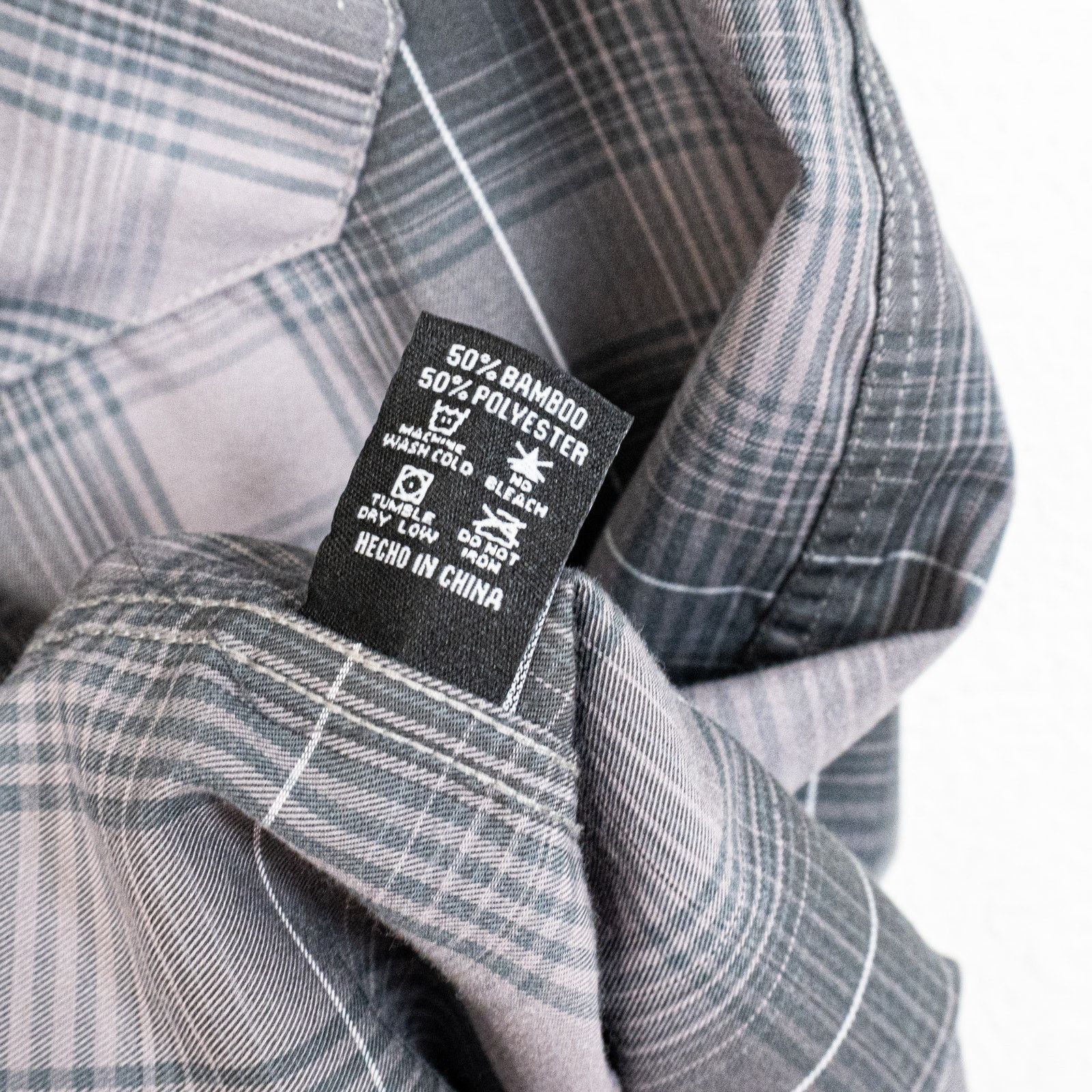 Dixxon Dixxon Flannel Company Alloy Bamboo Shirt Gray Plaid Size US S / EU 44-46 / 1 - 5 Thumbnail