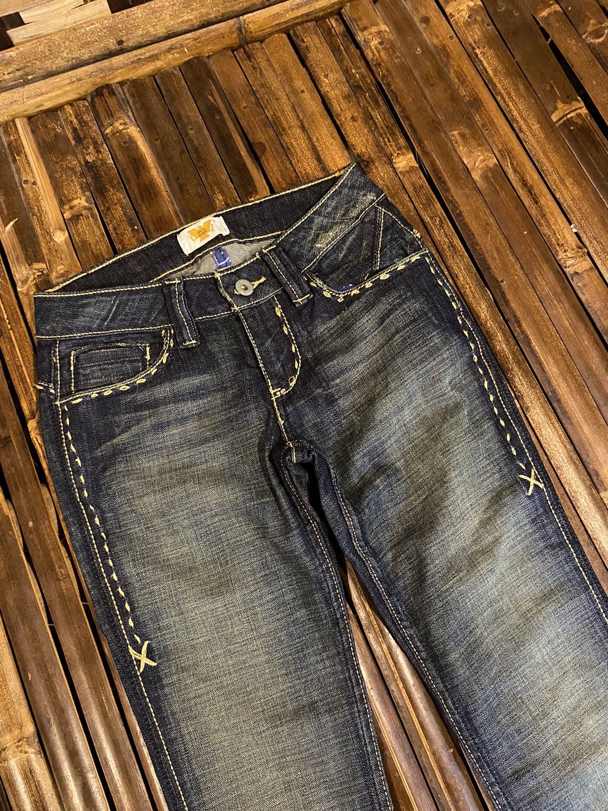 Japanese Brand ANTIK DENIM IFSIXWASNINE STYLE PANTS Size 26" / US 2 / IT 38 - 2 Thumbnail