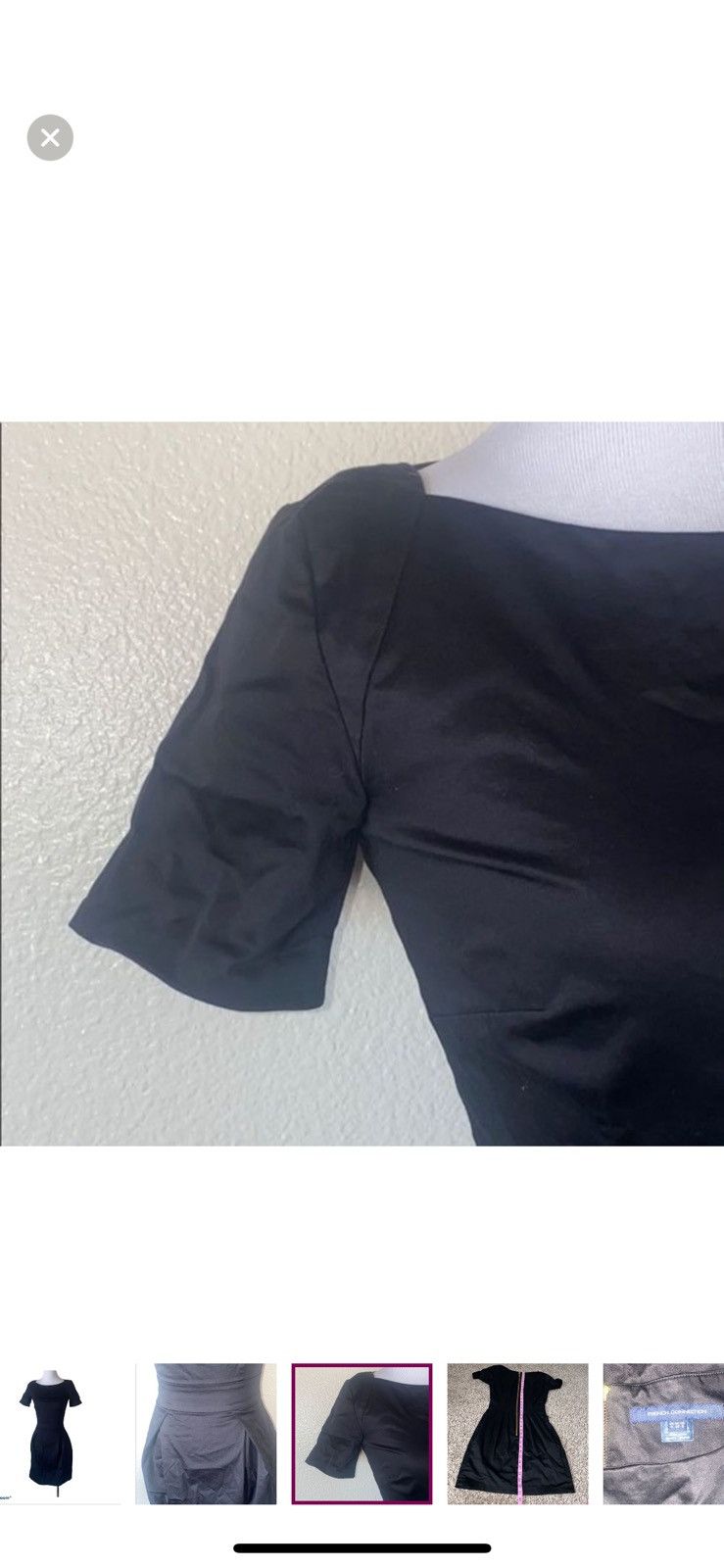 French Connection French connection black Ritchie dress size 0 Size XS / US 0-2 / IT 36-38 - 3 Thumbnail
