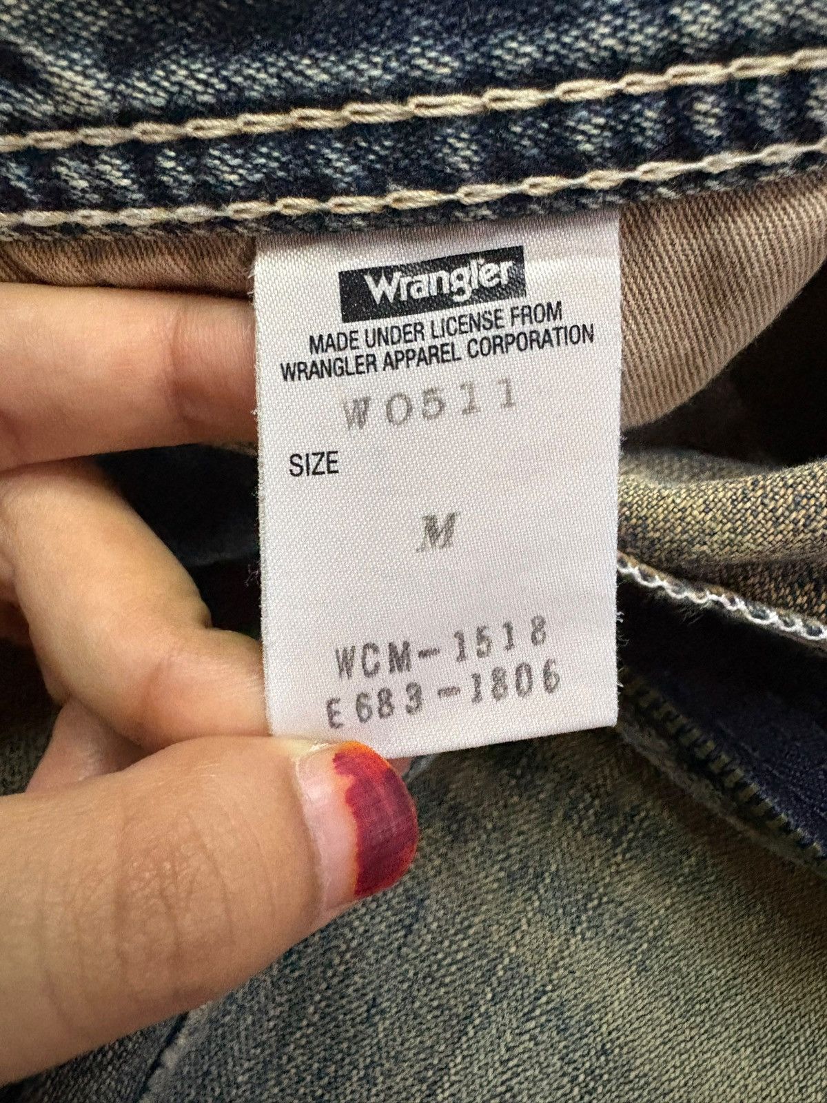 Wrangler Vintage Wrangler Mud Wash Distressed Jeans Size US 32 / EU 48 - 11 Thumbnail