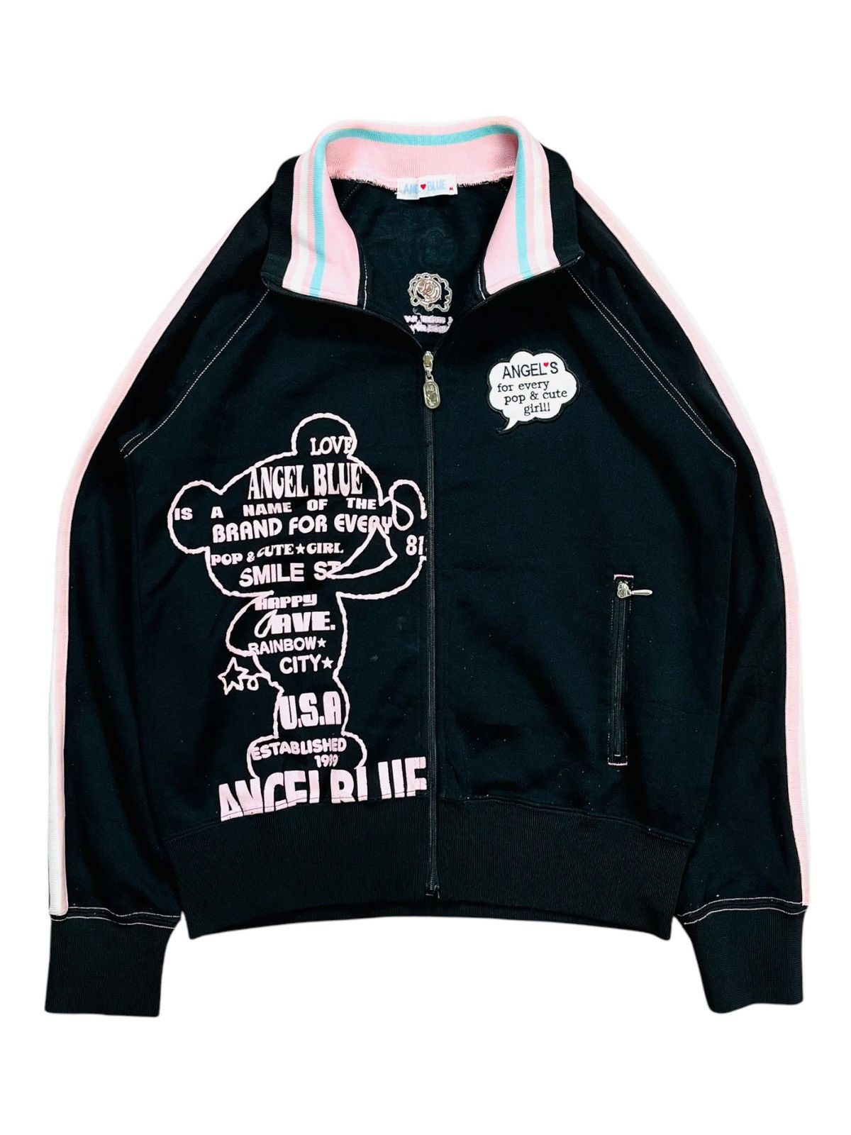 Hysteric Glamour 2000s Angel Blue - Mascots Track Jacket Size M / US 6-8 / IT 42-44 - 2 Thumbnail