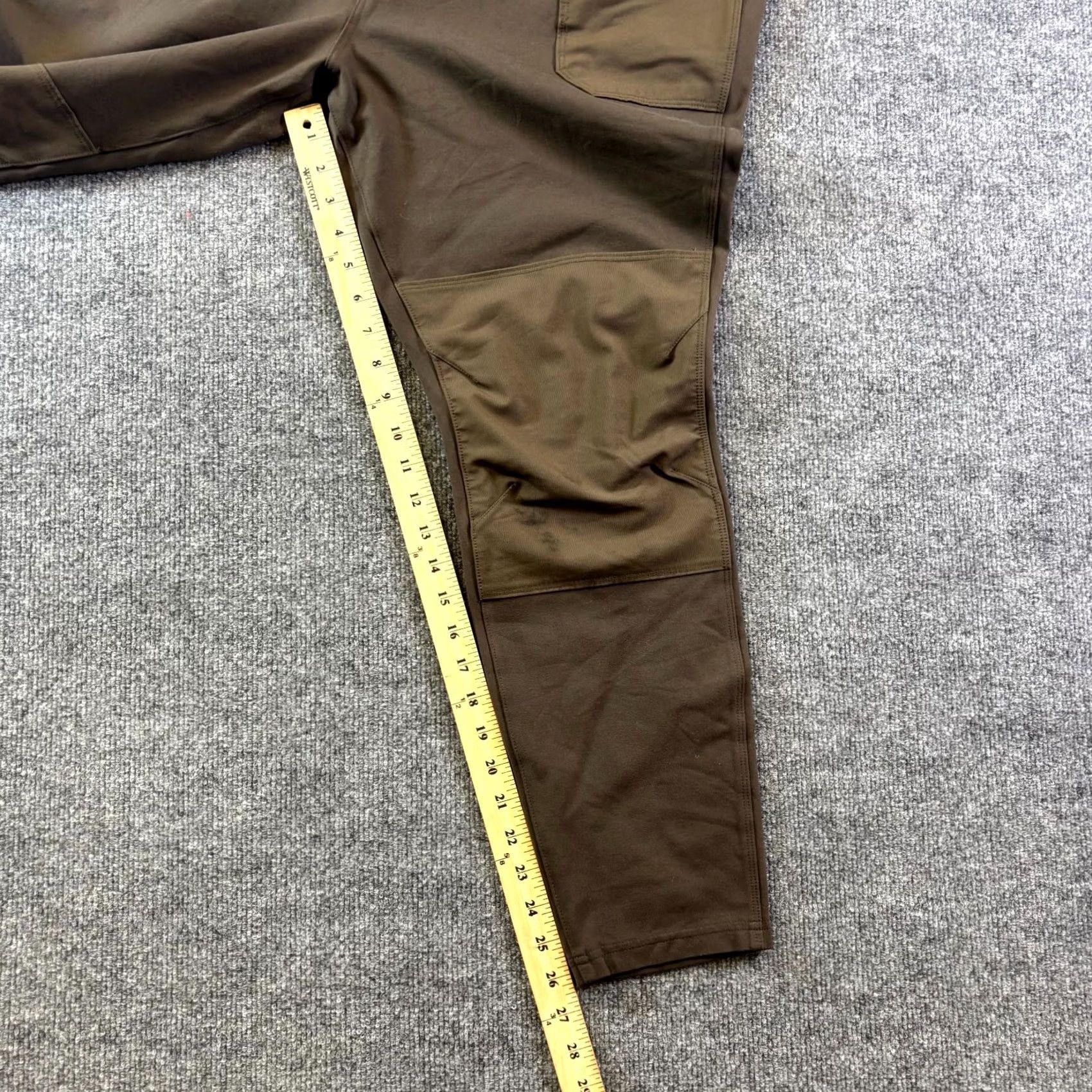Carhartt VINTAGE Carhartt Fitted Force Utility Leggings Women's 2XL Brown Elastic Waist Workout Size 40" / US 18 - 4 Thumbnail