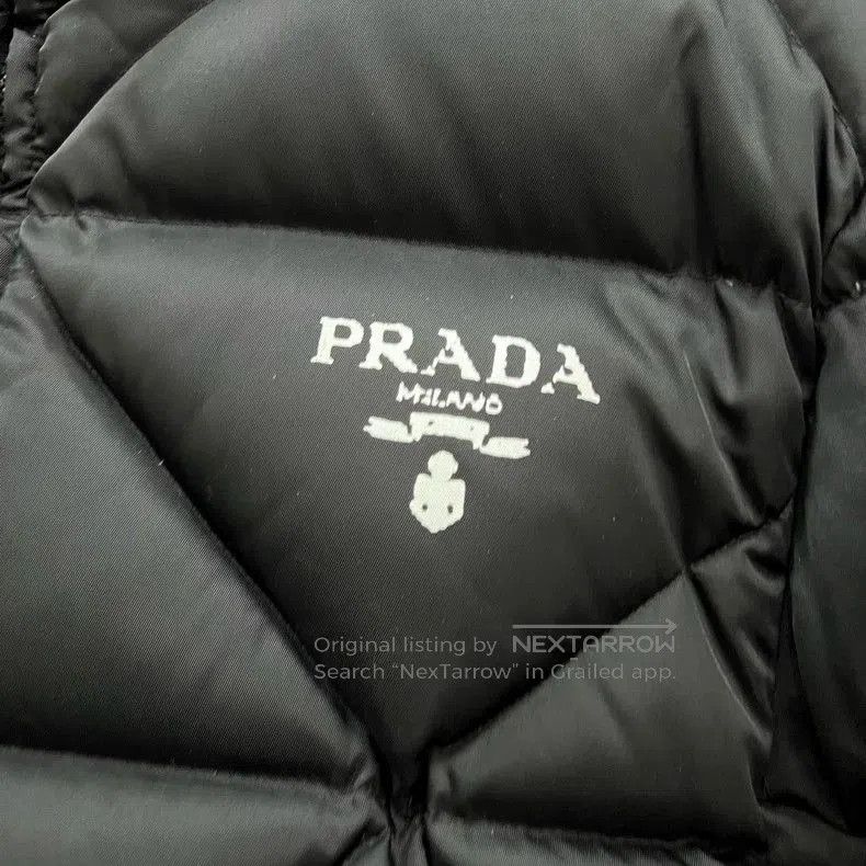 Prada Prada Puffer Jacket with Triangle Logo- Size US M / EU 48-50 / 2 - 2 Thumbnail