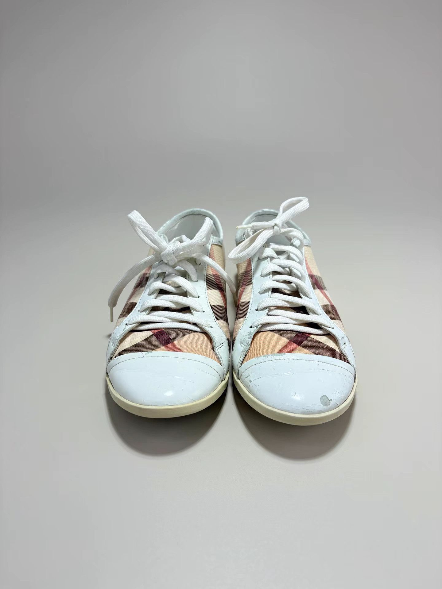 Burberry BURBERRY Check Casual Shoes K1 Size US 8 / IT 38 - 2 Thumbnail