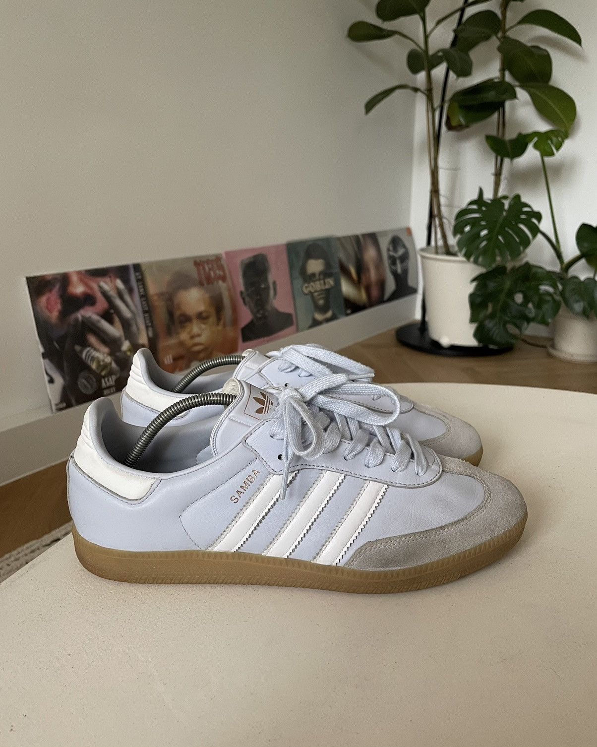 Adidas Rare Baby Blue Adidas Samba Og Low Sneakers Casual Hype 2017 Size US 8.5 / EU 41-42 - 5 Thumbnail