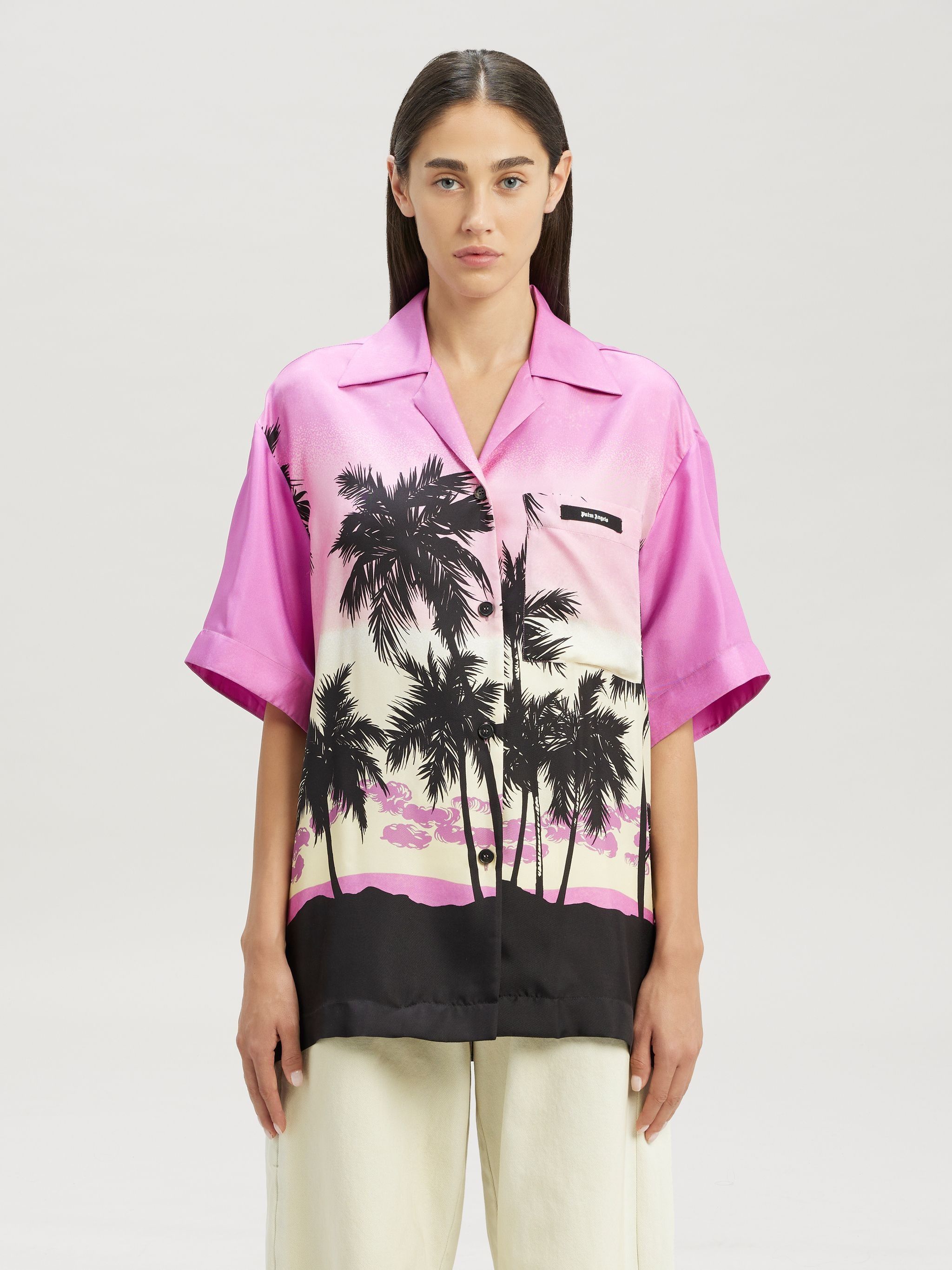 Palm Angels o1y1125 Floral Shirt in Multicolor Size XS / US 0-2 / IT 36-38 - 2 Thumbnail