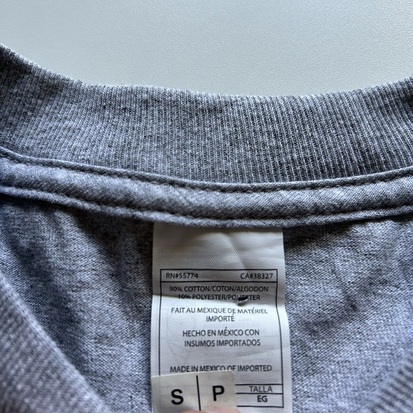 Vintage Vintage Y2K Blank Gray Basic T Shirt Men's Small Cotton Rare Size US S / EU 44-46 / 1 - 5 Thumbnail