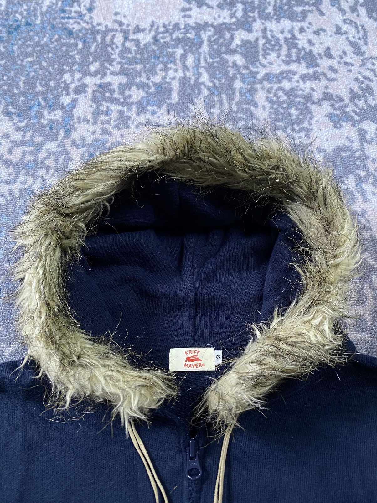 If Six Was Nine Japanes Kriff Mayer Distressed Fur Hoodie Ifsix Lgb Style Size US S / EU 44-46 / 1 - 4 Thumbnail