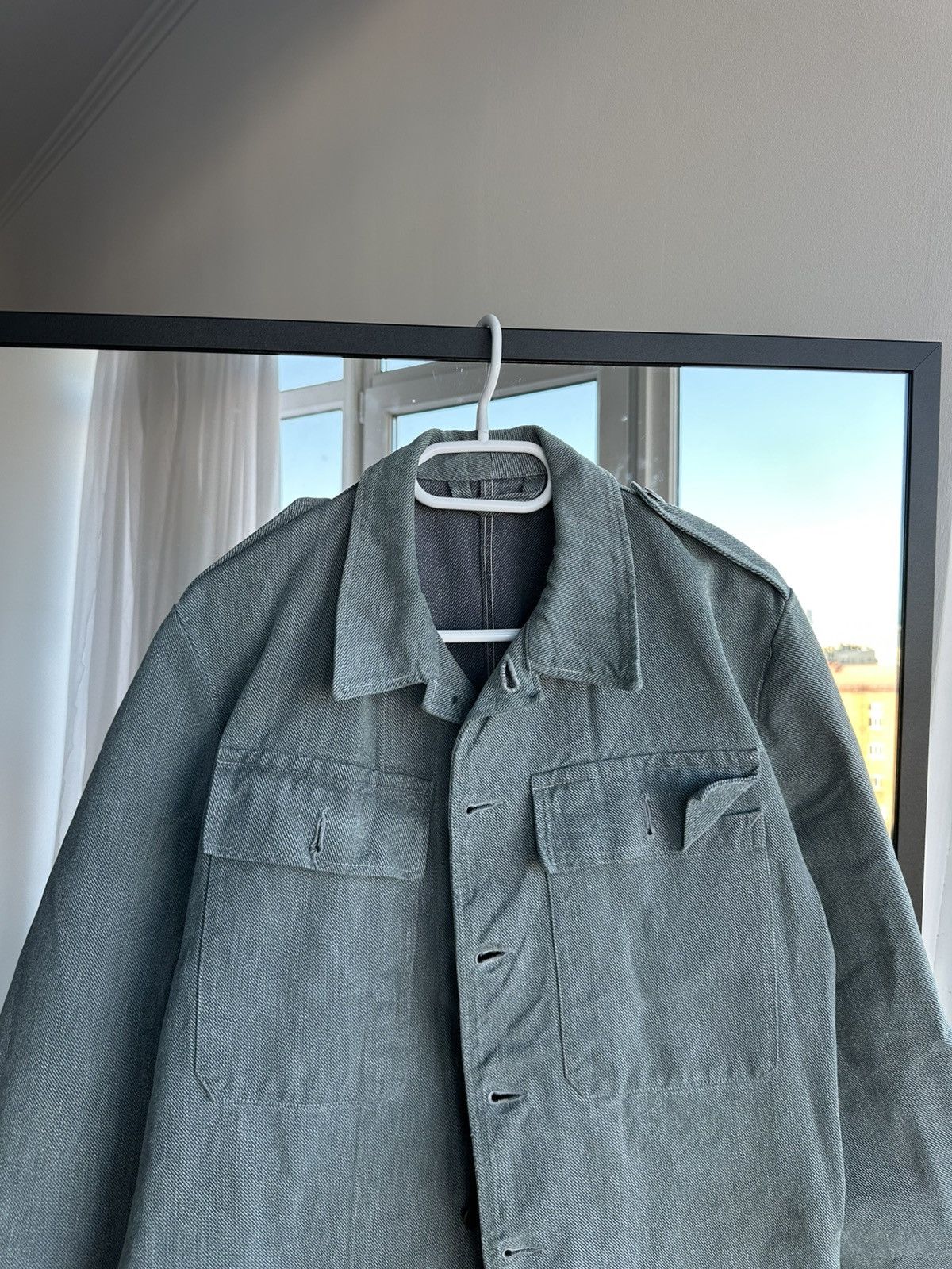 Other Vintage Swiss Army Military Jacket Twill Jacket 1950s/60s Size US L / EU 52-54 / 3 - 3 Thumbnail