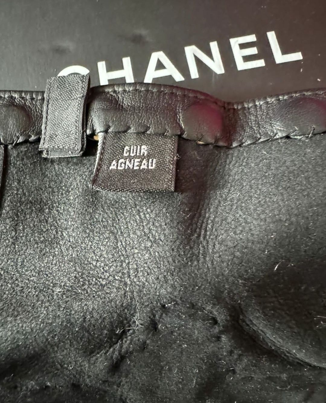 Chanel Chanel Leather Gloves Size ONE SIZE - 7 Thumbnail