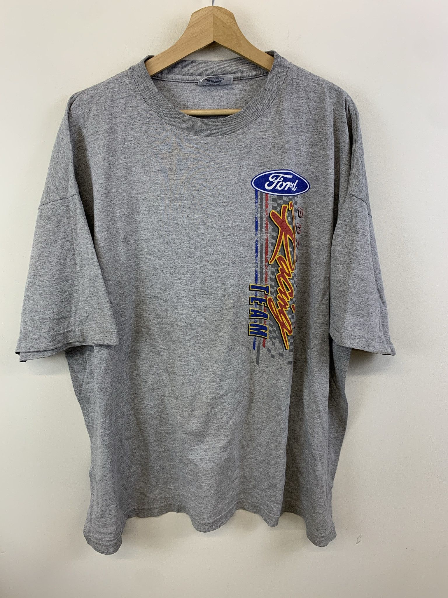 Vintage Ford Team Racing Tee Shirt Nascar Racing Pure Speed Tee Size XXL