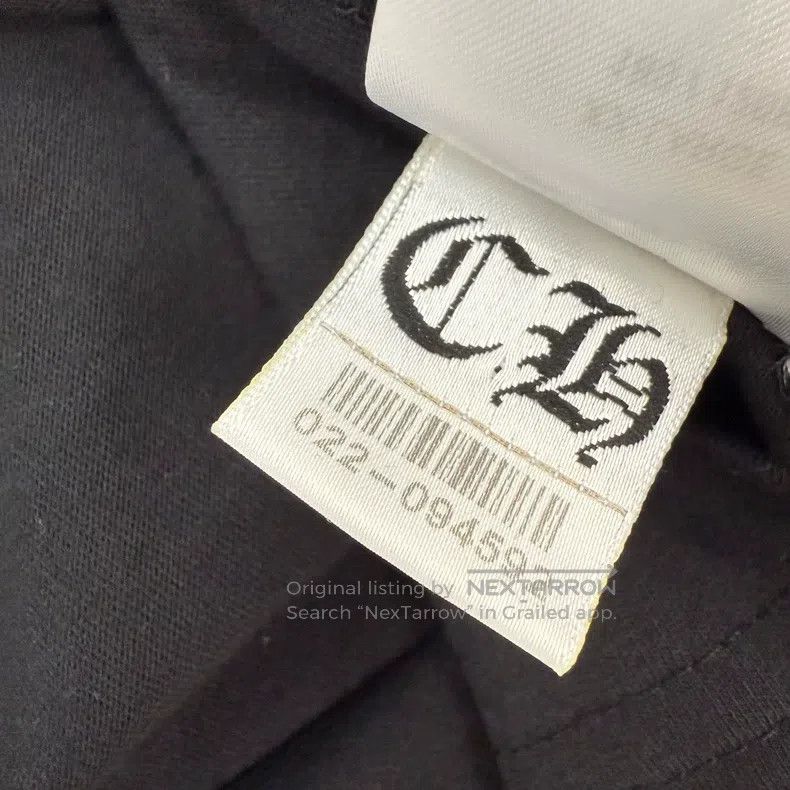 Chrome Hearts CHROME HEARTS Size XXL Croce Heart Black Neck Printed Long Size US XXL / EU 58 / 5 - 5 Thumbnail