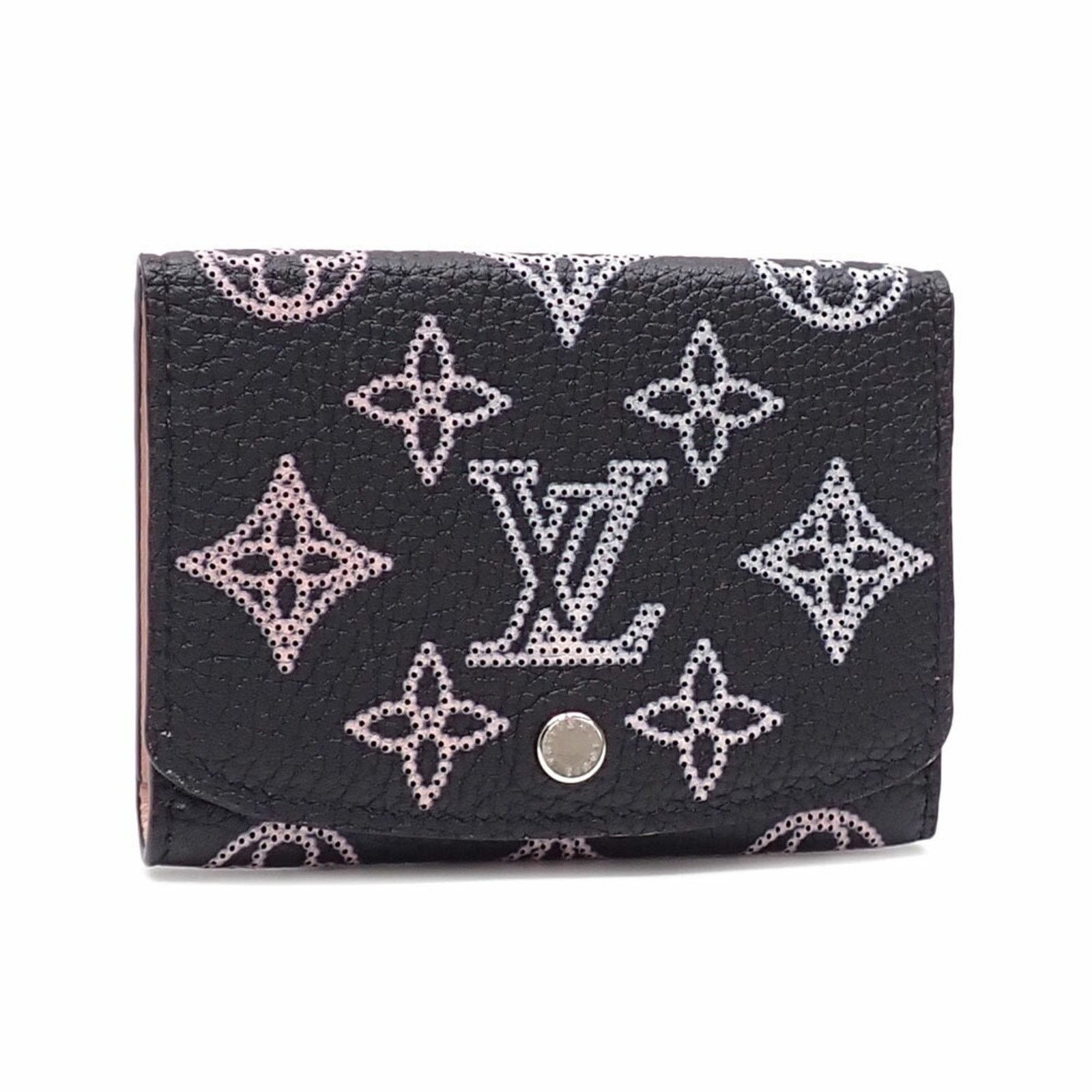 Louis Vuitton Leather Wallet with Dust Bag and Metal