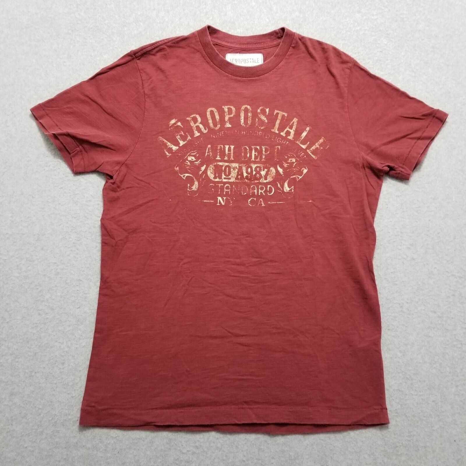 Aeropostale Shirt Mens Medium Short Sleeve Spell Out