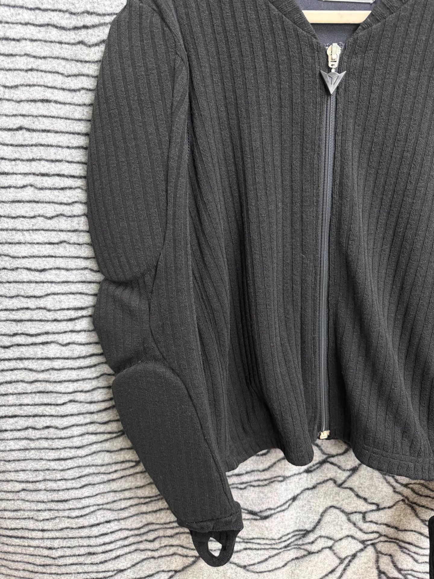 Yohji Yamamoto Yohji Yamamoto POUR HOMME Biker Armor Knit Jacket K20 Size US M / EU 48-50 / 2 - 3 Thumbnail