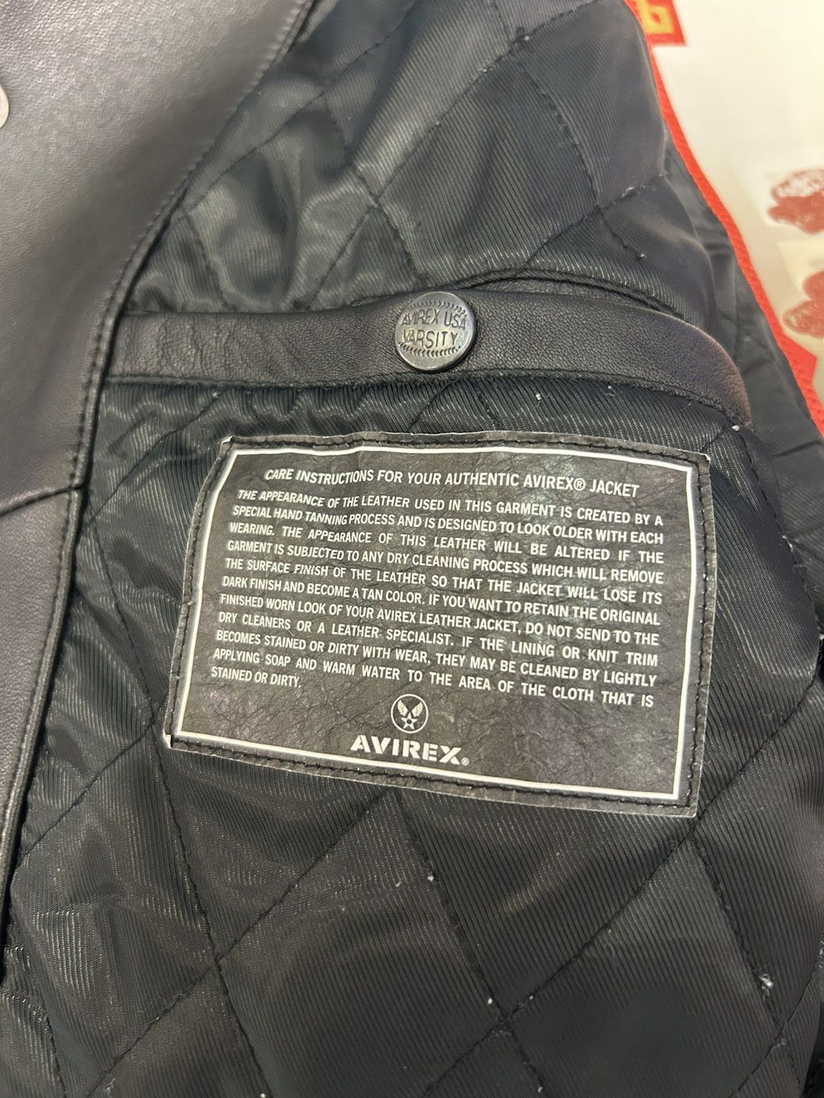 Avirex Avirex Twin Dragon Leather Bomber Jacket Size US L / EU 52-54 / 3 - 8 Thumbnail