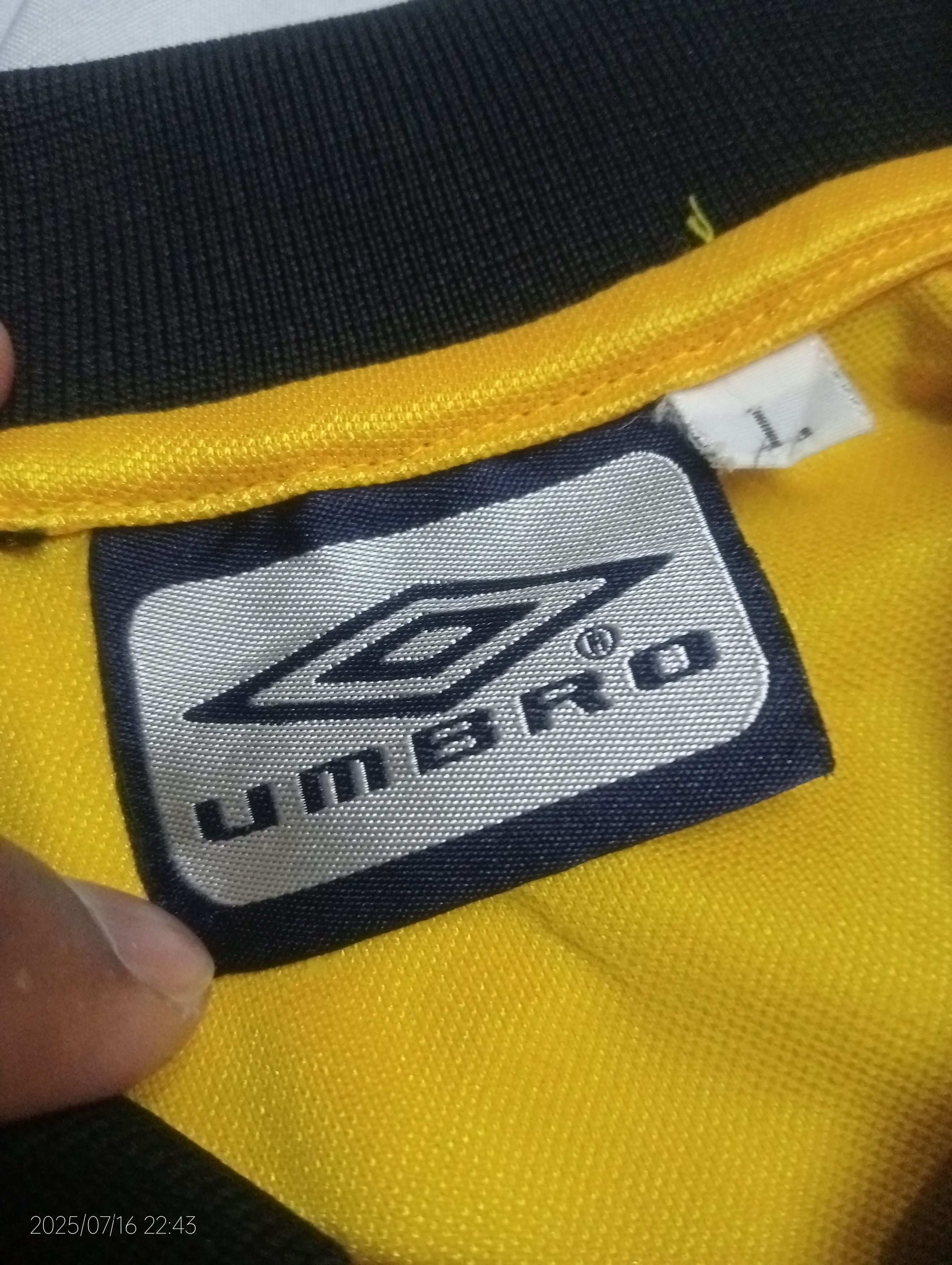 Vintage '90s Umbro Referee Double Pocket Jersey Very Rare