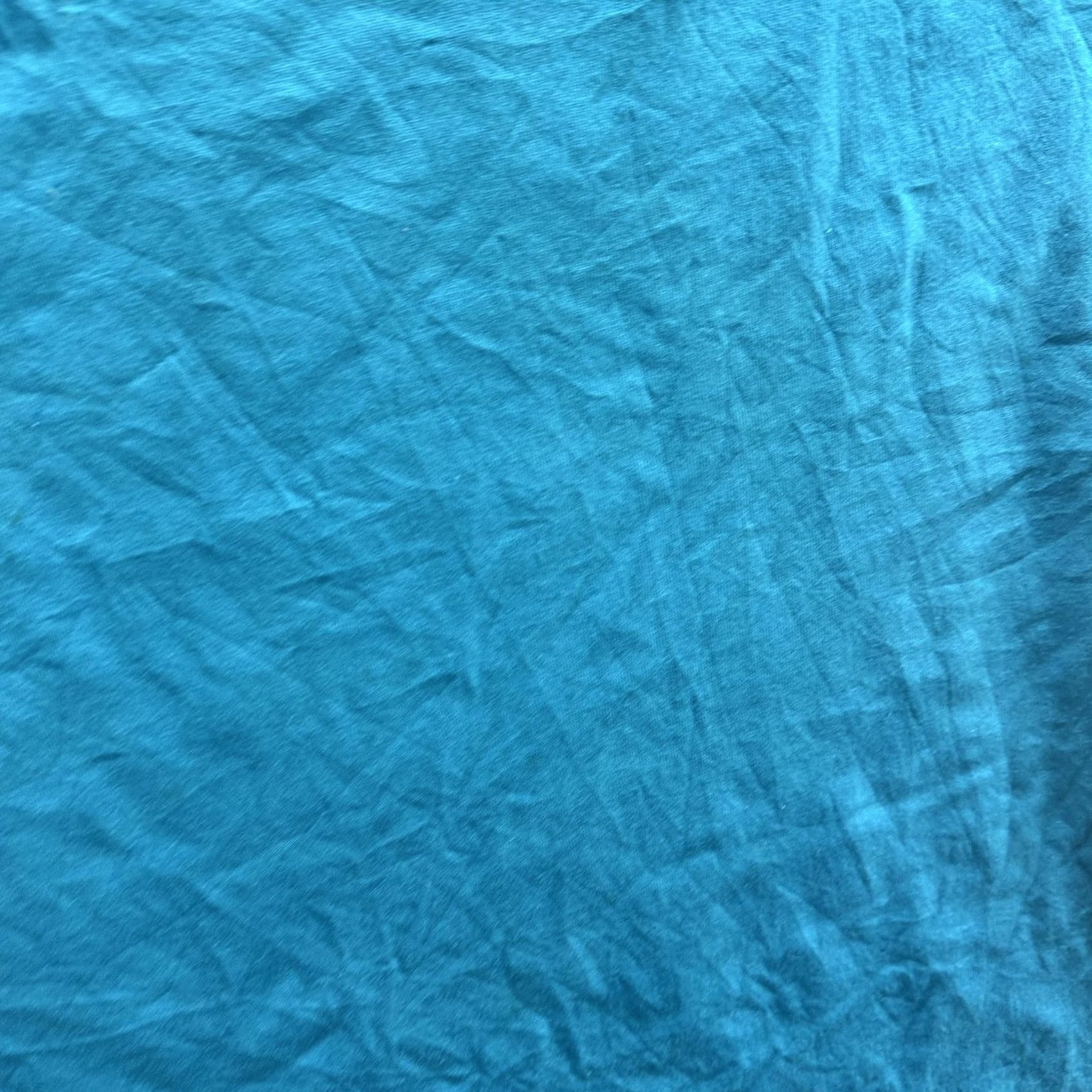 Jerzees VINTAGE Jerzees Shirt Mens Large Blue Made USA 50/50 Single Stitch Blank 80s Tee Size US L / EU 52-54 / 3 - 5 Thumbnail