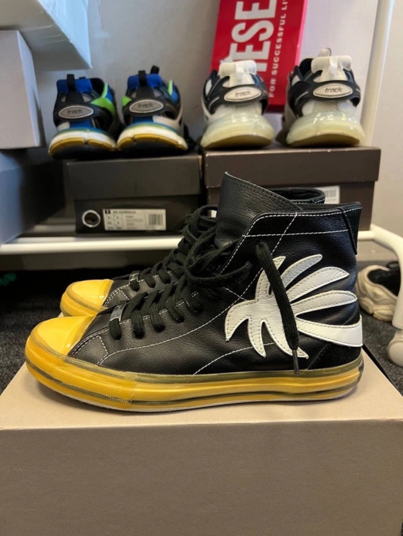 Palm Angels Palm Angels High Top Sneakers Size US 7.5 / EU 40-41 - 3 Thumbnail