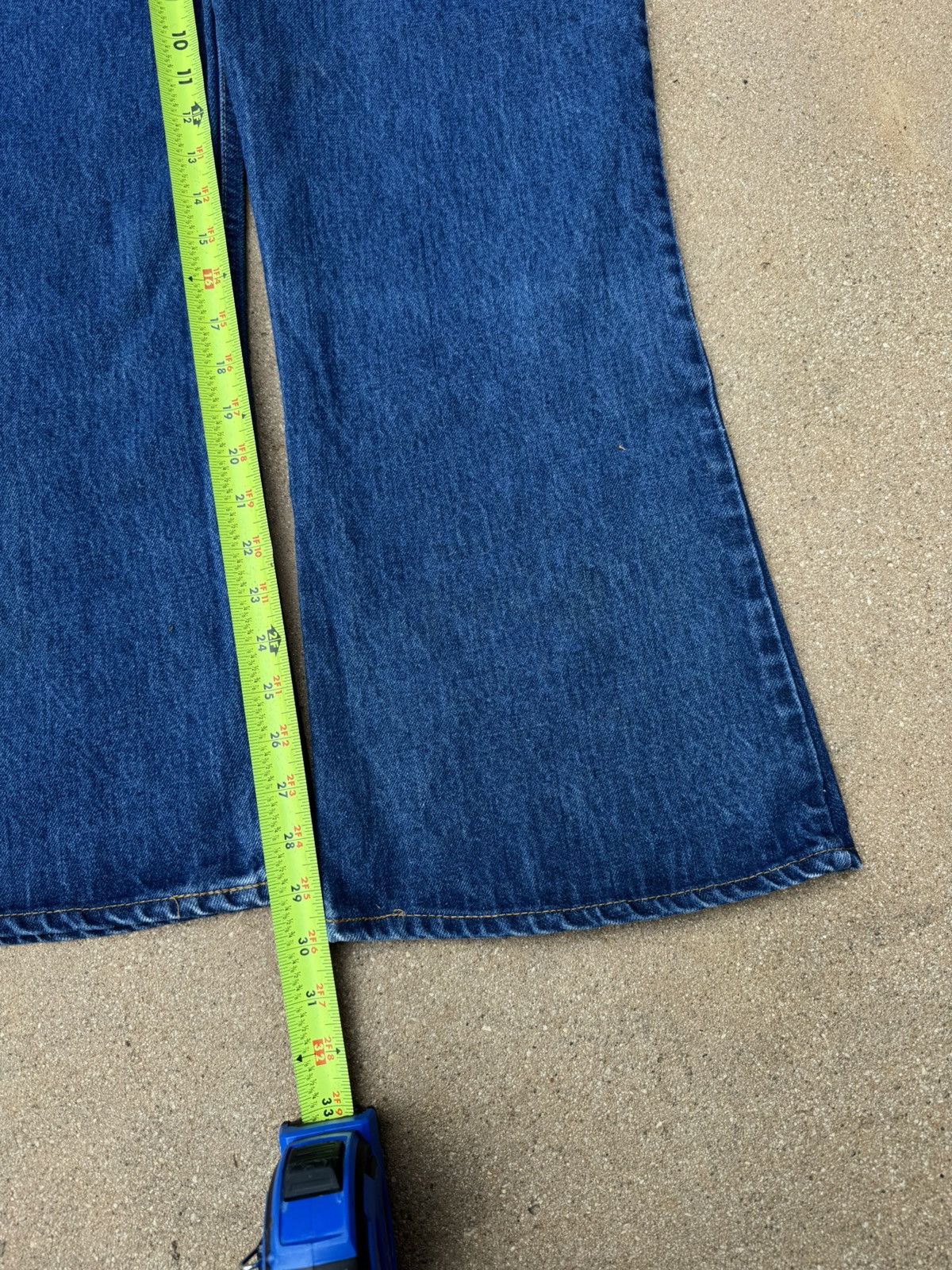 Levi's × Vintage Vtg 80’s Levi’s 646 Orange Tab Bellbottom Flare Jeans 40x30 Size US 40 / EU 56 - 9 Thumbnail