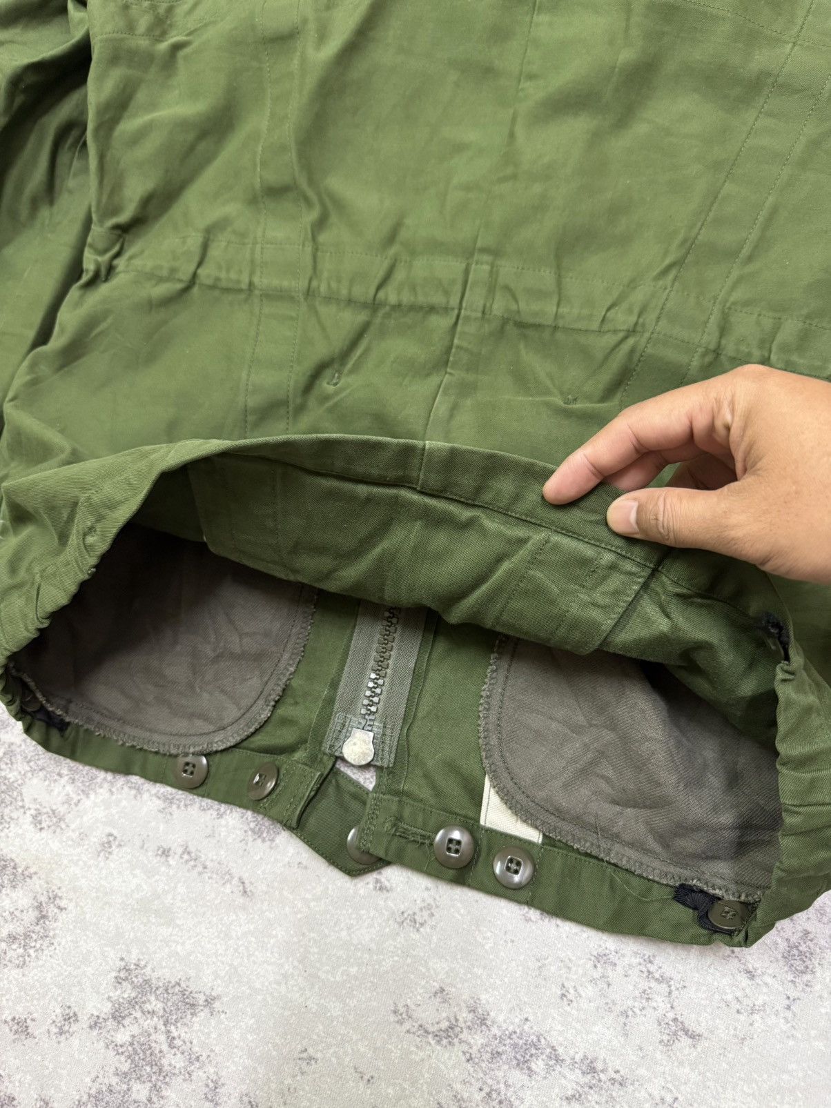 Vintage 1970s Swedish Army m59 tank drivers jacket. Size US S / EU 44-46 / 1 - 18 Thumbnail