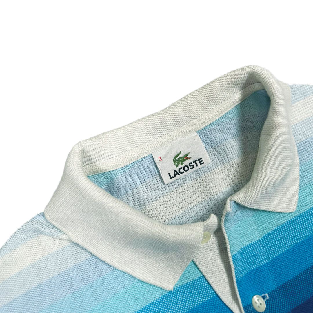 Lacoste Lacoste - Striped Polo Shirt - Blue/White - S (Slim Fit) Size US S / EU 44-46 / 1 - 4 Thumbnail