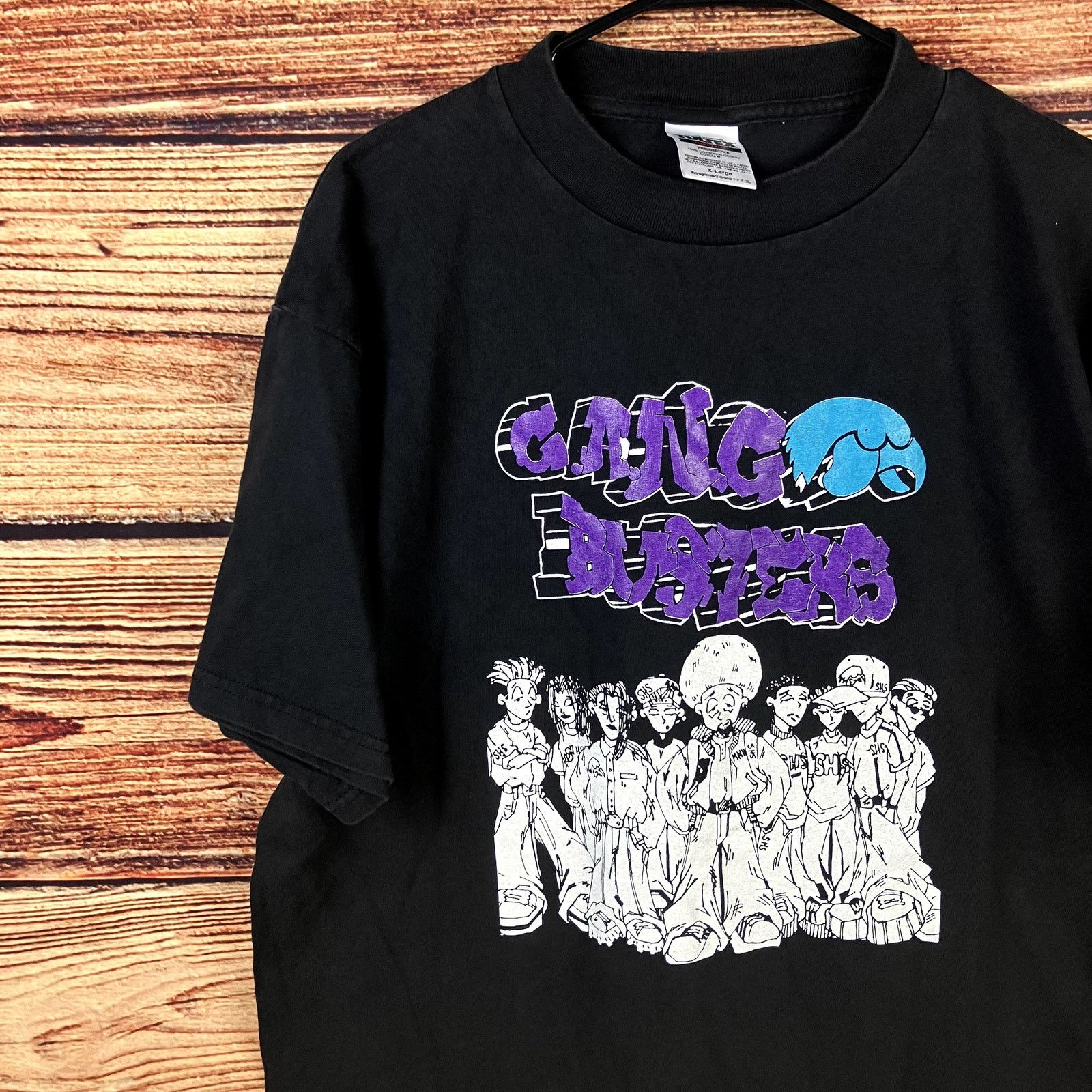 Tultex × Vintage Vintage 1990s Gang Busters Double Sided T-shirt Size US XL / EU 56 / 4 - 6 Thumbnail