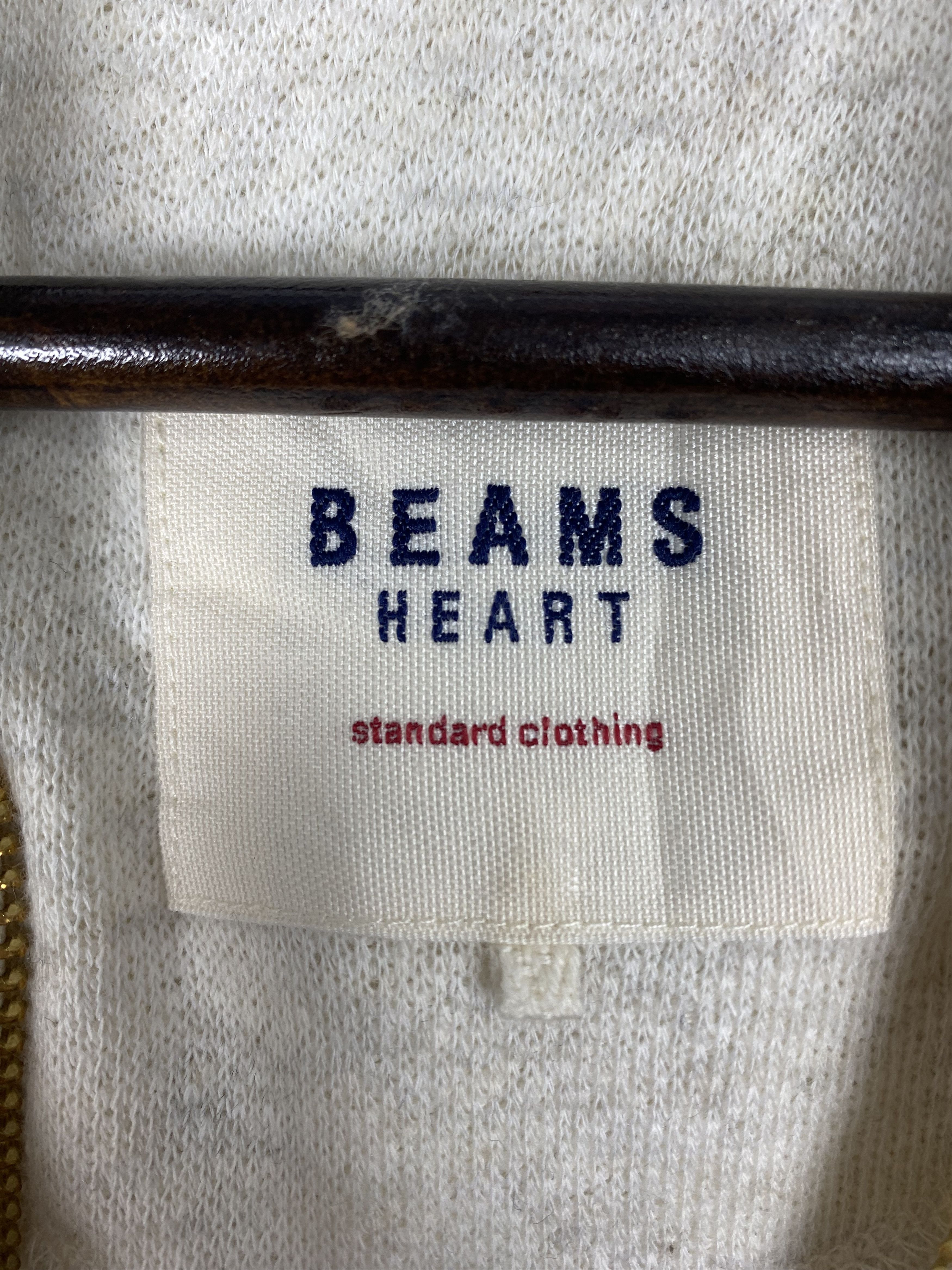 Beams Plus Vintage Beams Heart Zip Up Hoodies Size US S / EU 44-46 / 1 - 6 Thumbnail