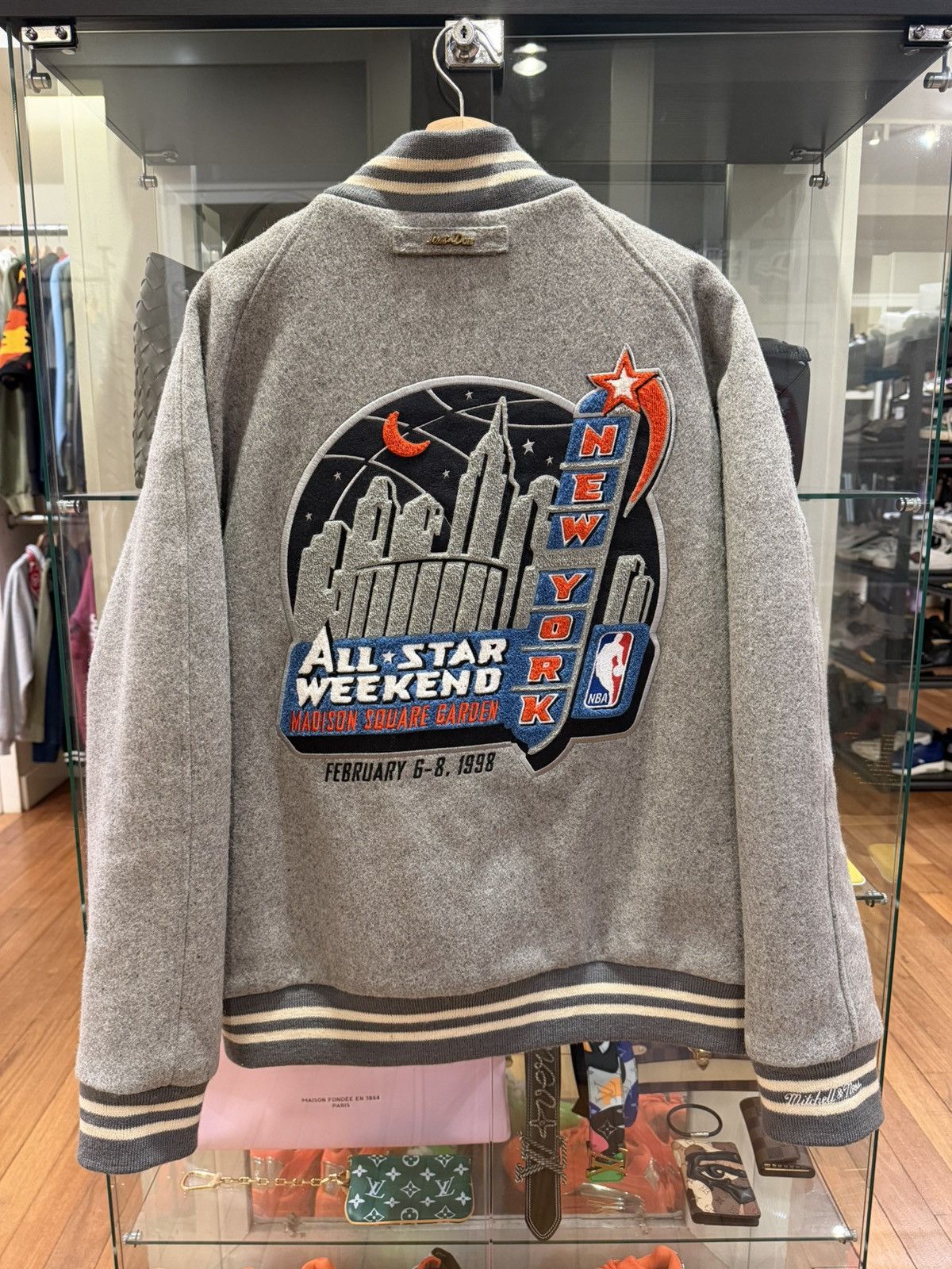 Just Don × Mitchell & Ness Just Don x Mitchell & Ness 1998 NBA Allstar Varsity Jacket Size US XL / EU 56 / 4 - 2 Thumbnail