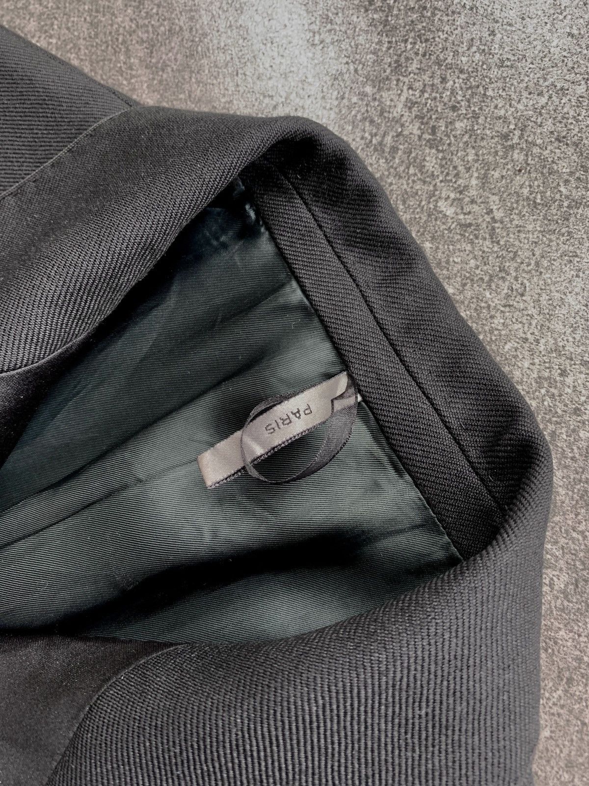 Dior F/W 2006 Crossed Lapels Blazer Jacket by Hedi Slimane Size 46S - 7 Thumbnail