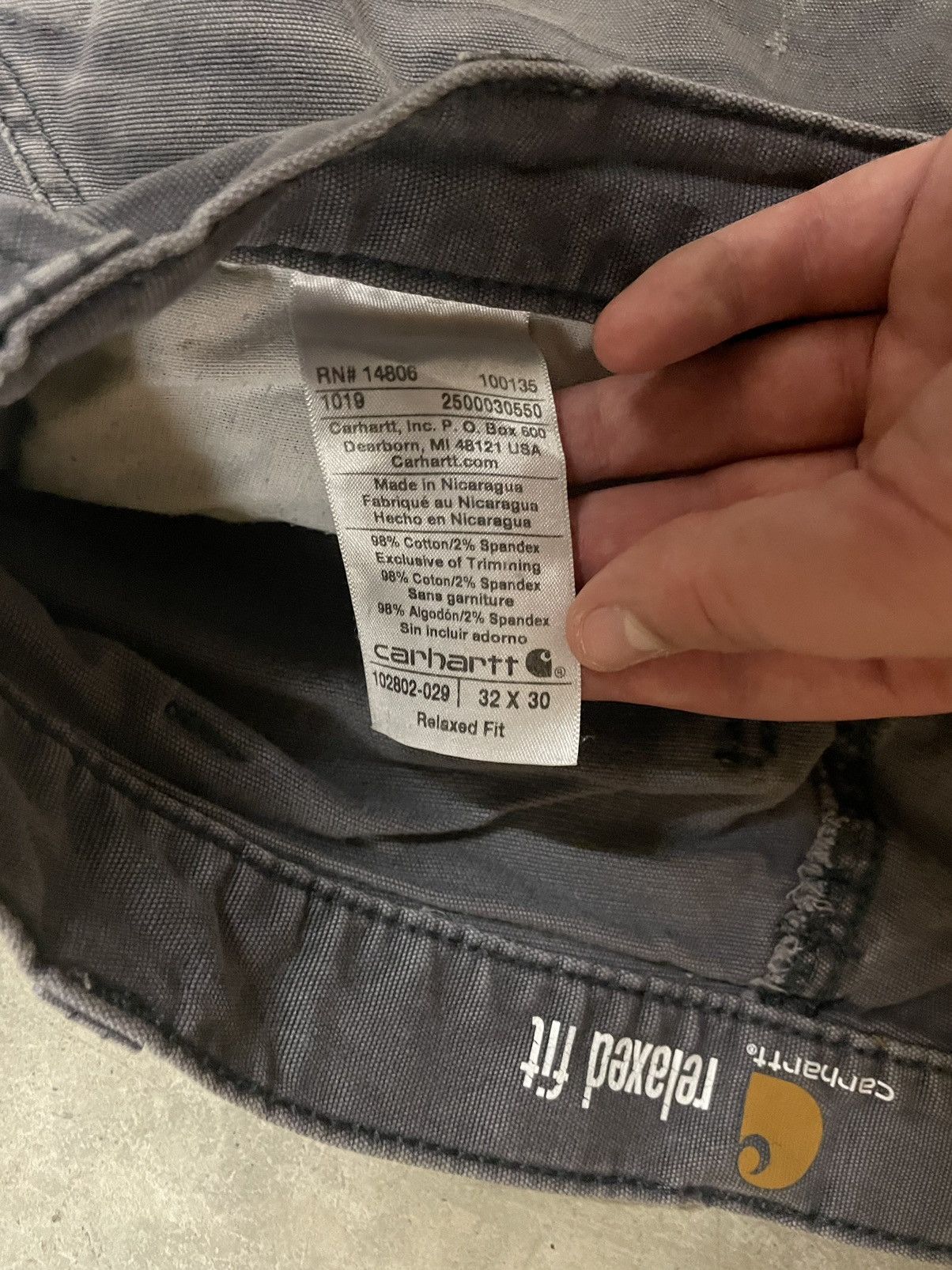 Carhartt Carhartt Double Knee Work Pants Size US 32 / EU 48 - 10 Thumbnail
