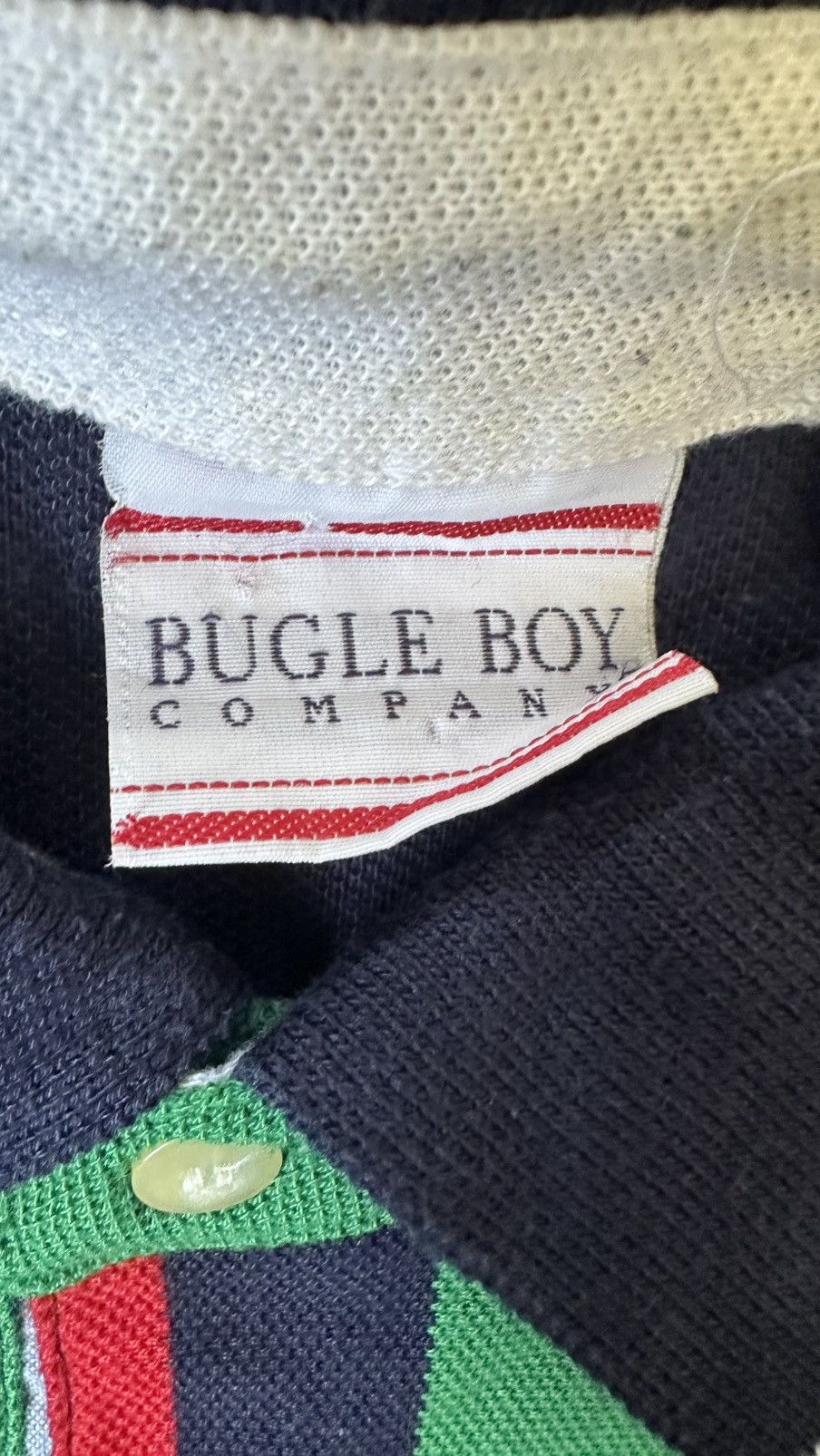 Bugle Boy VINTAGE BUGLE BOY STRIPES POLO TEE Size US M / EU 48-50 / 2 - 5 Thumbnail