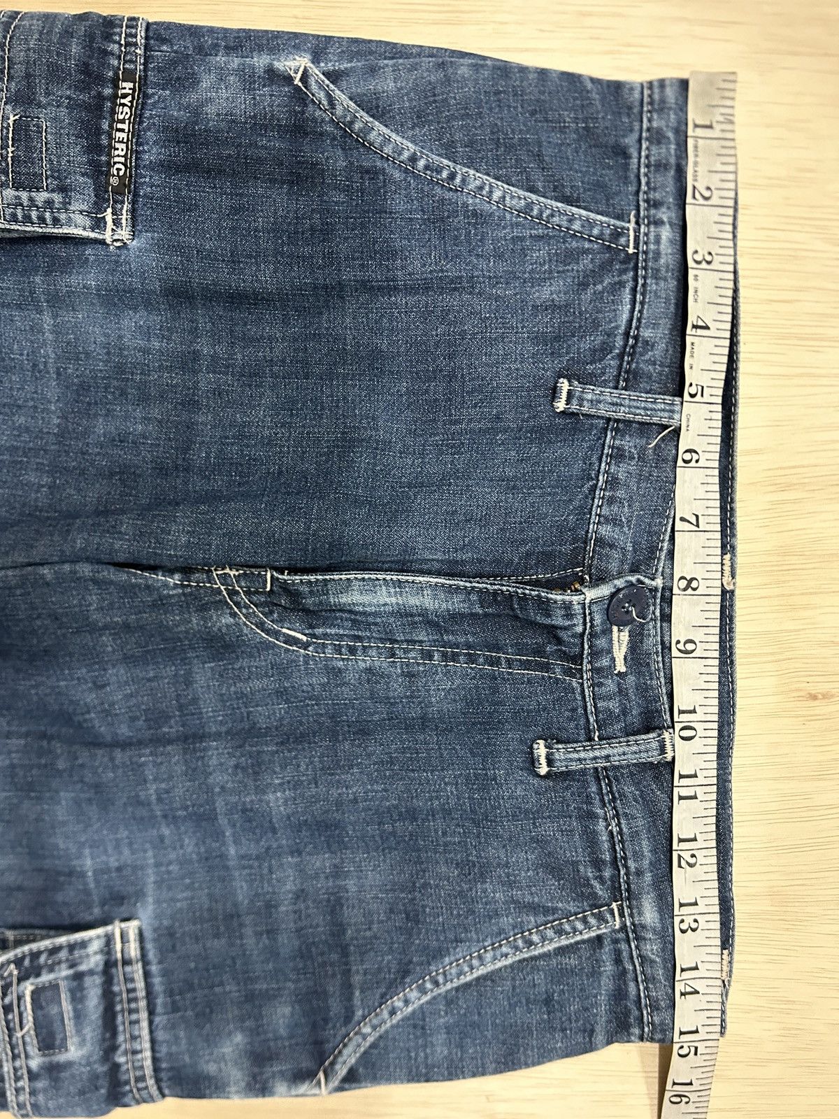 Hysteric Glamour × Japanese Brand × Le Grande Bleu (L.G.B.) Vintage Hysteric Glamour Cargo Multi Pocket Jeans Size US 30 / EU 46 - 12 Thumbnail