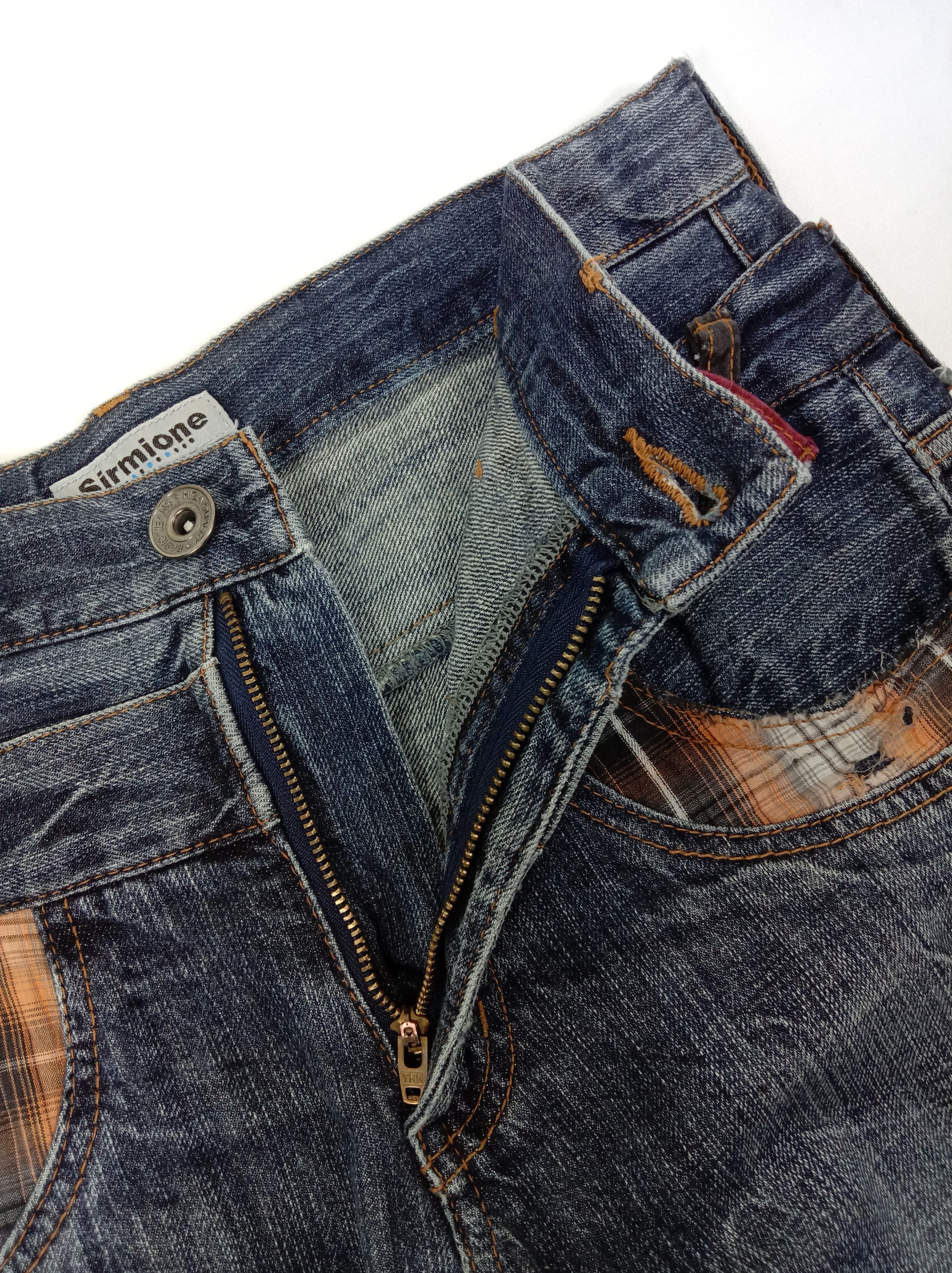 Japanese Brand Vintage Japanese Sirmione Hybrid Double Waist Jeans Size US 31 - 9 Thumbnail