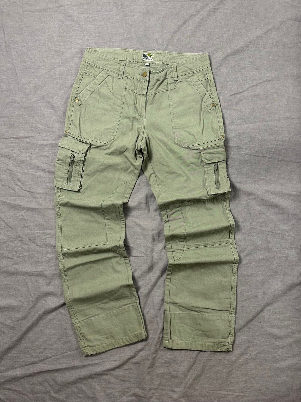 Pre-owned If Six Was Nine X Le Grande Bleu L G B Vintage Cargo Japanese Military Green Faded Pants Lgb Style (size 31)