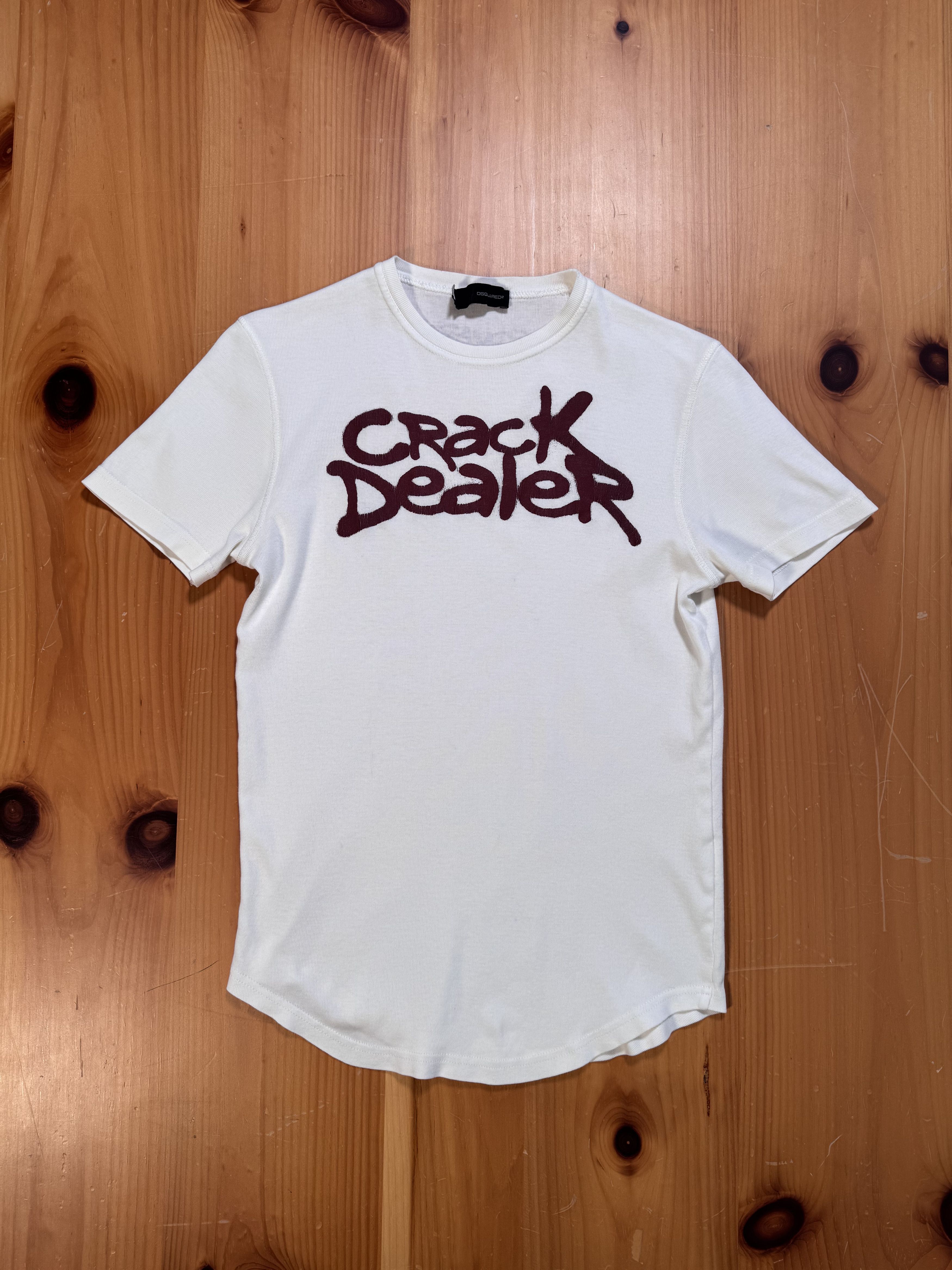 Dsquared2 Rare FW 2002 Runway Dsquared Crack Dealer T Shirt Size US L / EU 52-54 / 3 - 1 Thumbnail