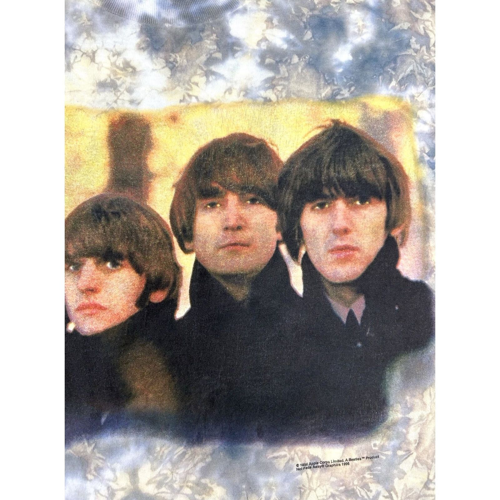 J Brand VINTAGE The Beatles Tie Dye T Shirt XL Mens Rock Band Tour Tee 1996 90s Size US XL / EU 56 / 4 - 6 Thumbnail