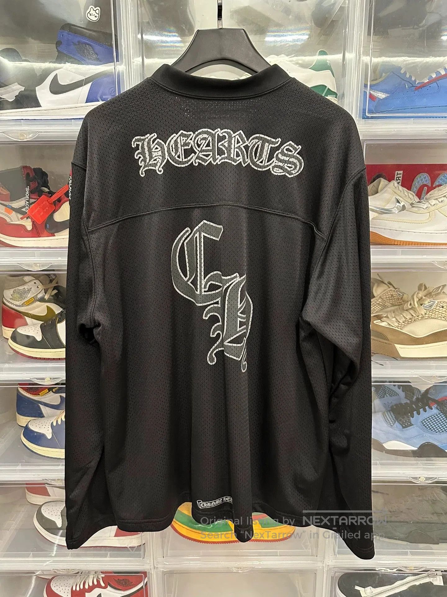 Chrome Hearts chrome hearts black mesh long sleeve jersey. Size US S / EU 44-46 / 1 - 3 Thumbnail