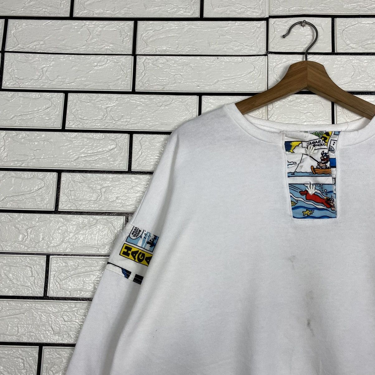 Japanese Brand Vintage Sweatshirt Funnays Big Logo Cartoon Size US M / EU 48-50 / 2 - 8 Thumbnail