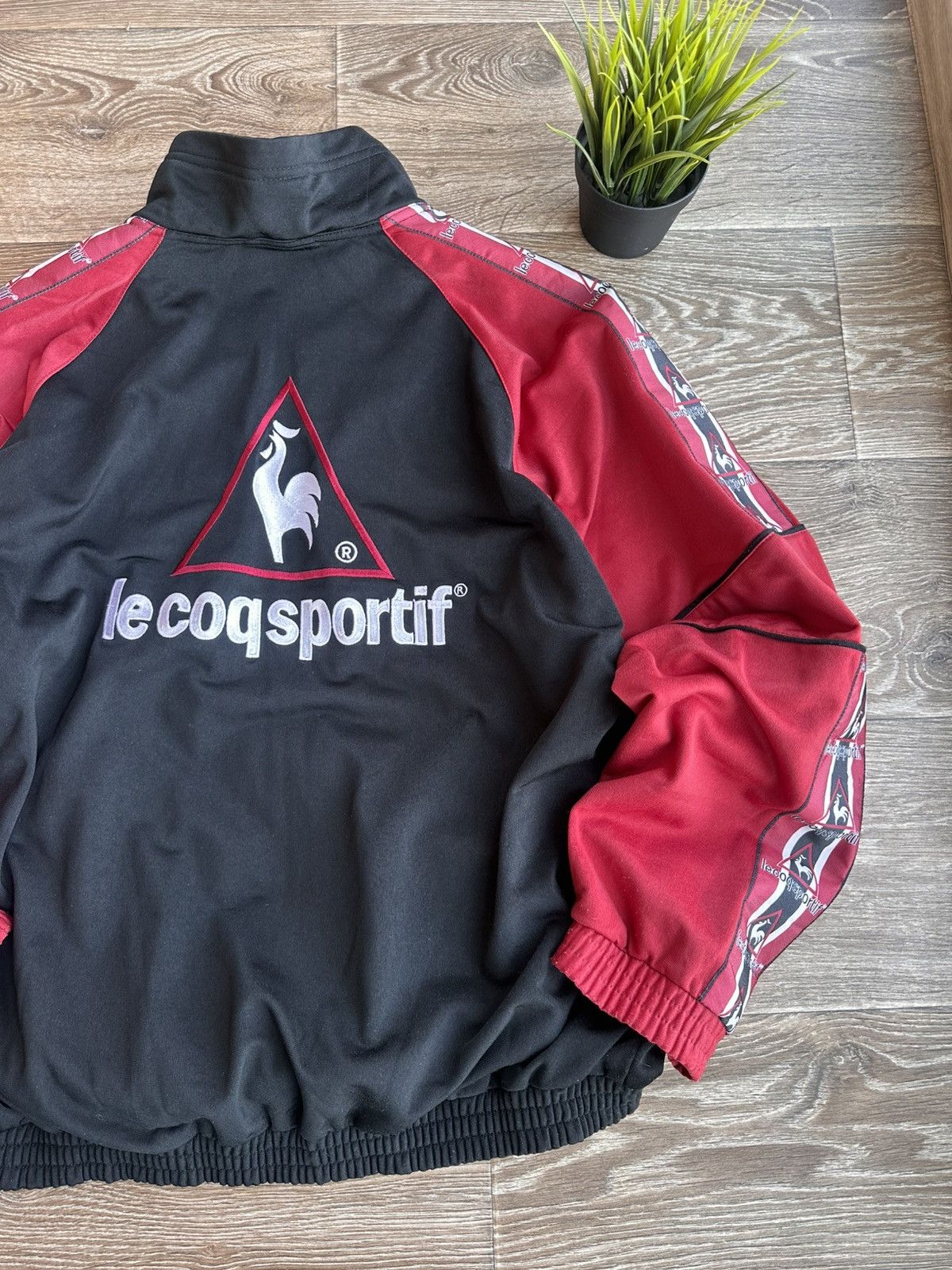 Le Coq Sportif 🔥 Le Coq Sportif Vintage 90s Windbreaker Jacket Big Logo Size US XL / EU 56 / 4 - 2 Thumbnail