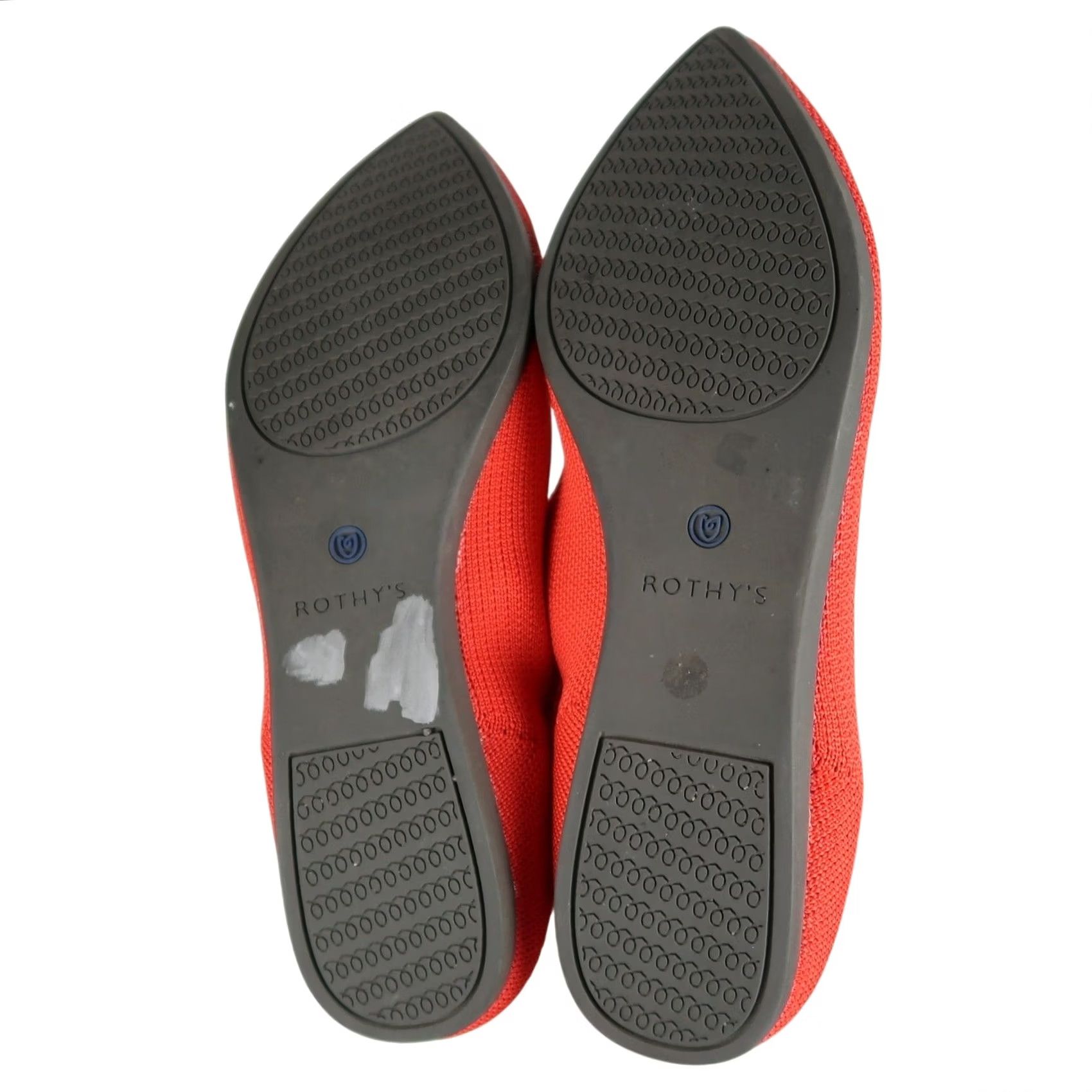 Rothy's Rothy's Point Ballet Flats Orange-Red Knit Size 8.5 Women Flat Pointed Toe Casual Spring Summer Size US 9 / IT 39 - 5 Thumbnail