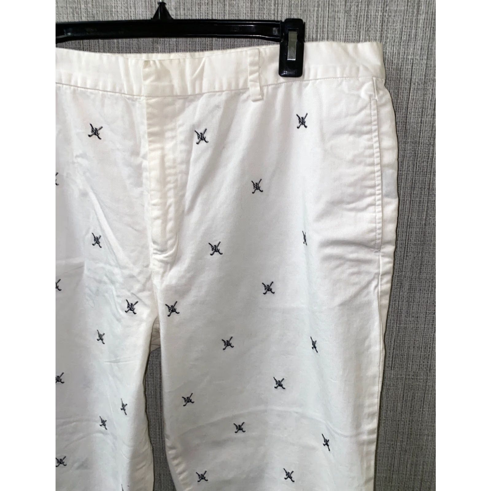 Ralph Lauren Lauren Ralph Lauren Pants Womens White Casual Flat Front 24in Inseam 37x24 Quiet Regular Size 37 X 24 Size 25" / US 0 / IT 36 - 2 Thumbnail