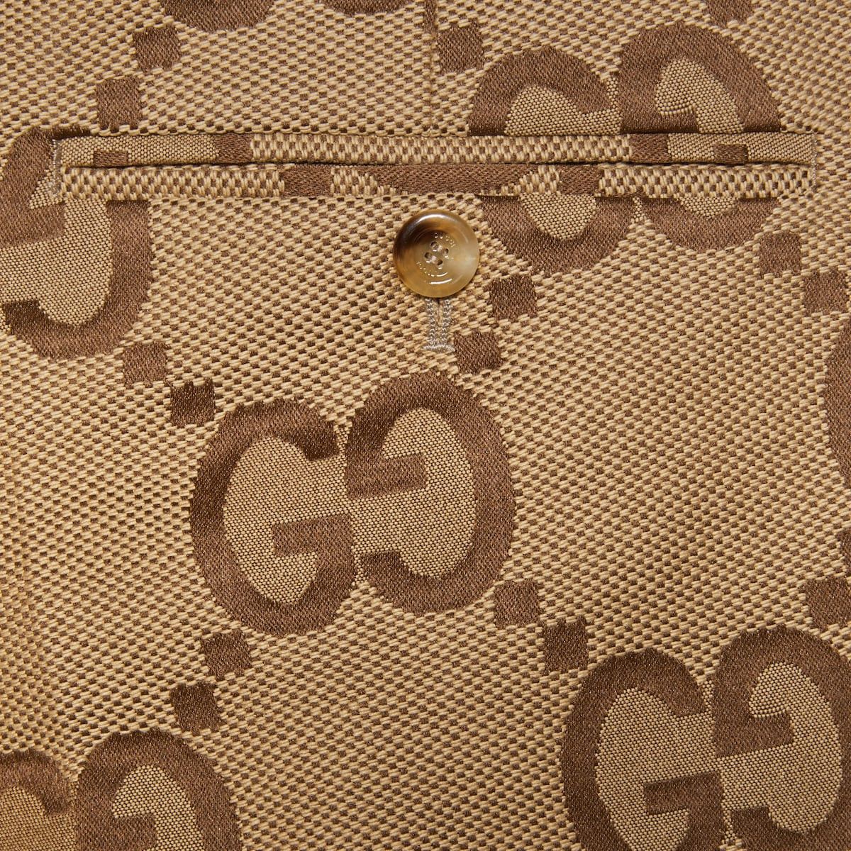 Gucci 50 L Gucci GG Canvas Beige Shorts Men Brown Wide Leg Size US 34 / EU 50 - 4 Thumbnail