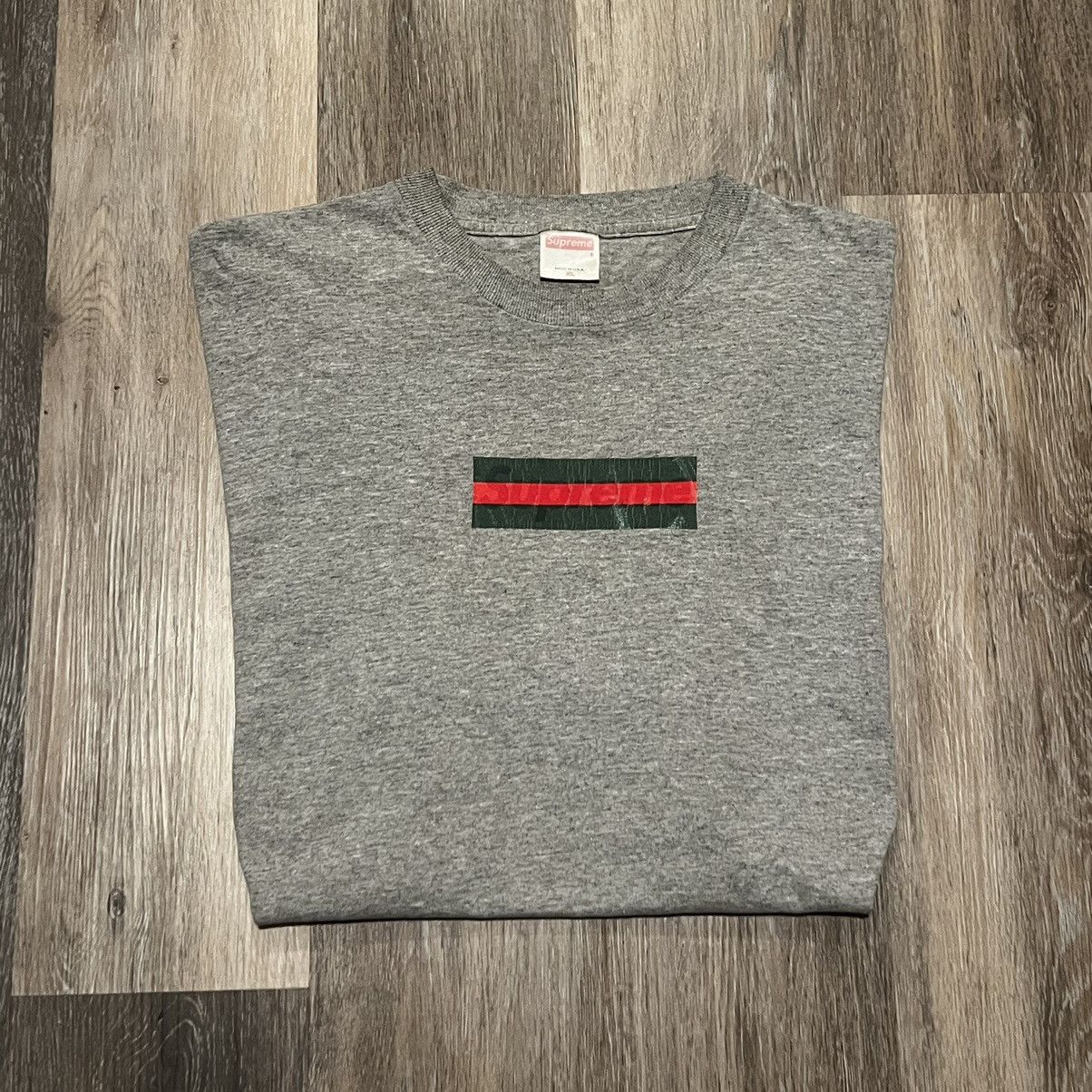 Supreme Supreme Gucci Box Logo Tee 2000 gucci bogo t shirt Size US XL / EU 56 / 4 - 8 Thumbnail
