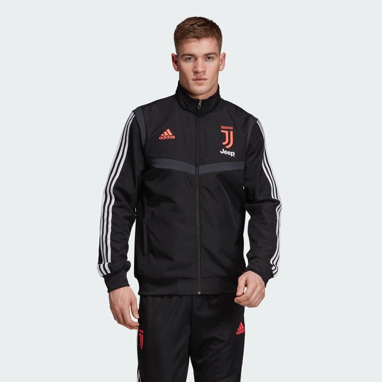 Adidas 2019/20 JUVENTUS FC PRESENTATION TRACK JACKET SZ S Size US S / EU 44-46 / 1 - 5 Thumbnail
